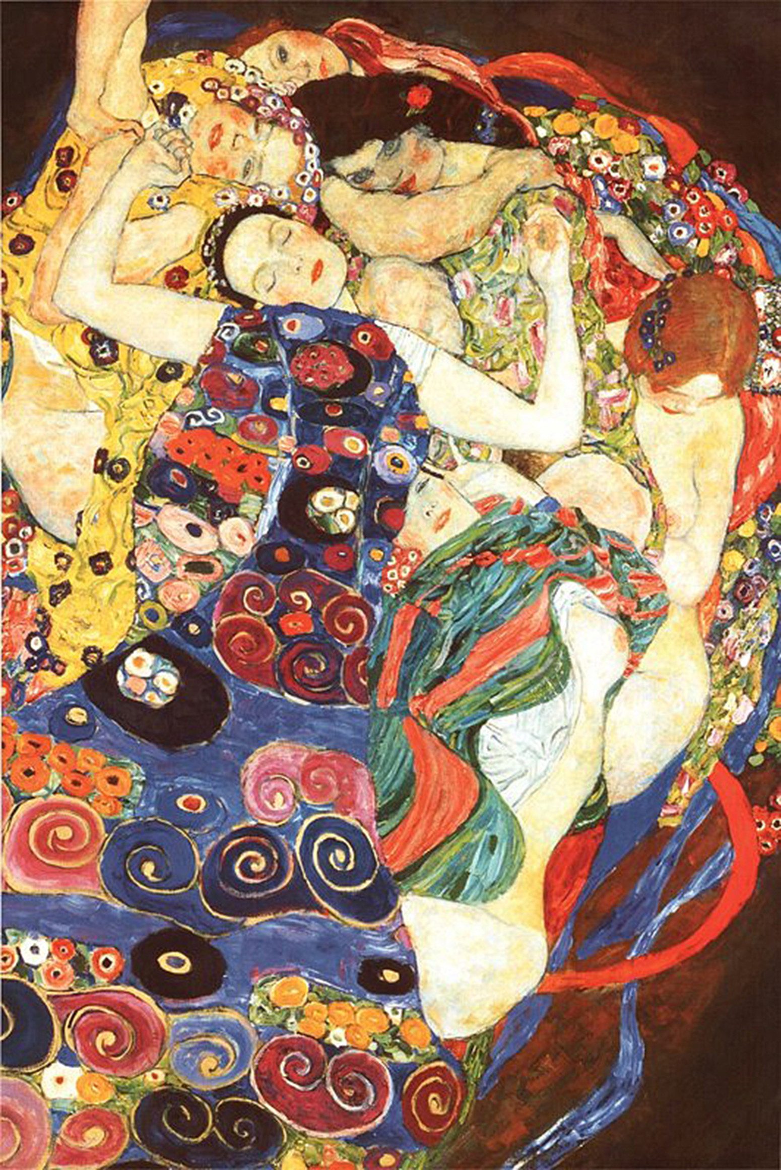 Close Up Poster Gustav Klimt Poster Die Jungfrau 61 x 91,5 cm