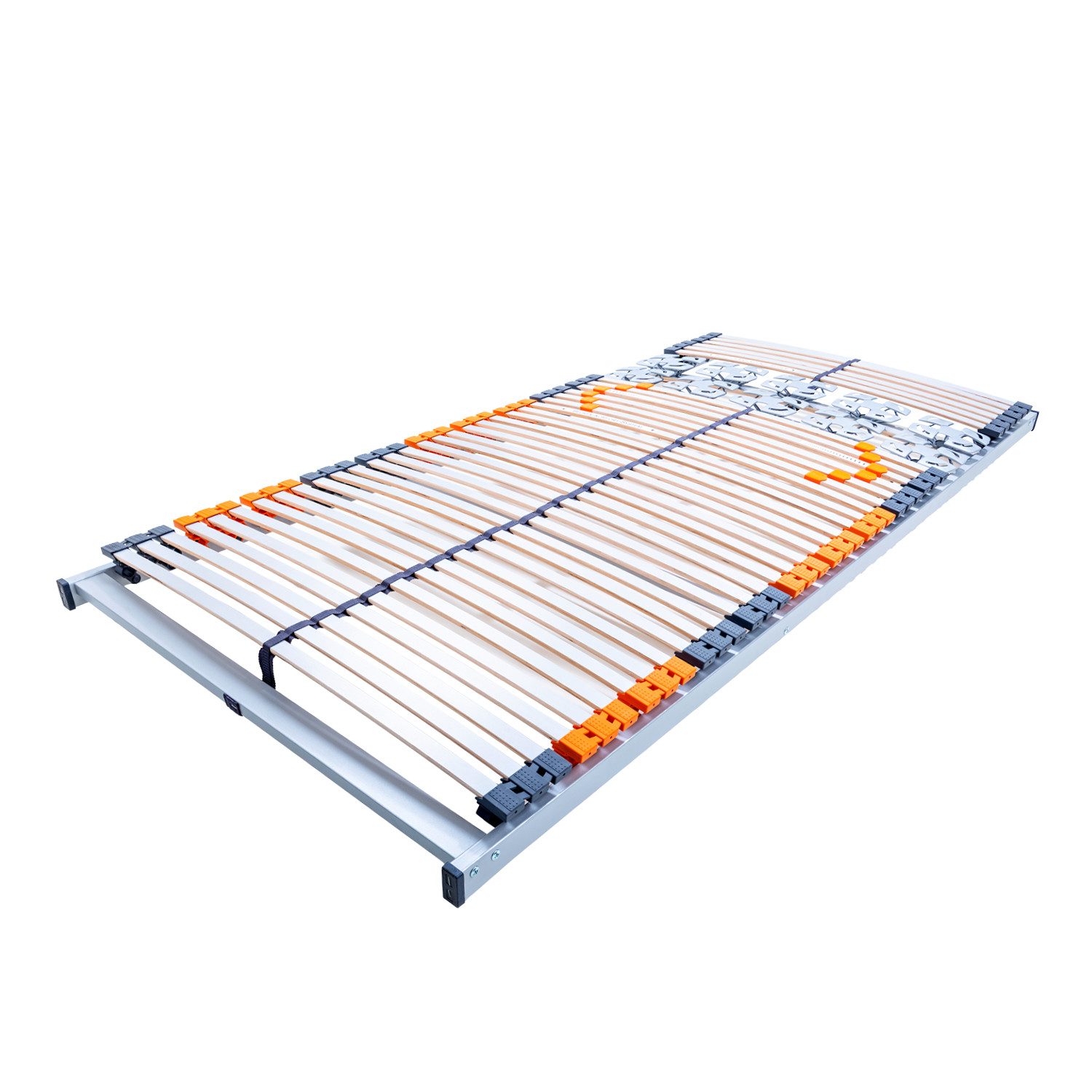 Lattenrost RYZR Recharge Frame – ergonomisch & individuell verstellbar, 7-Zonen, RYZR, komplett Montiert, regulierbare Härte, Feder-Module im Schulterbereich