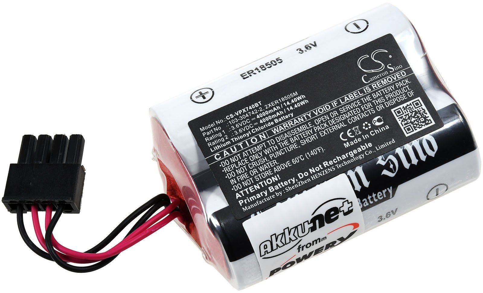 (3.6 V) Powery Batterie,