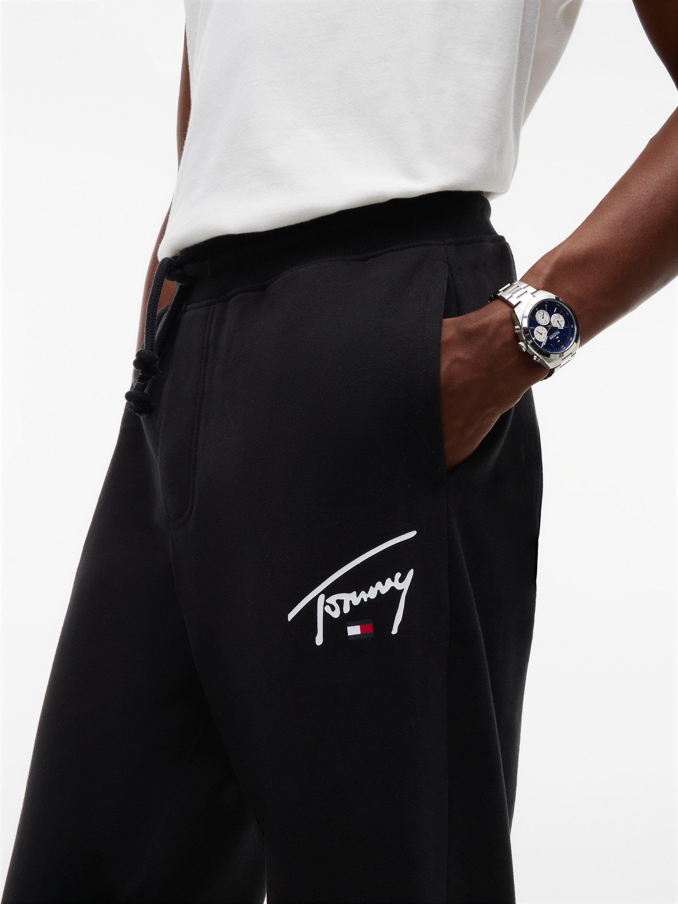 Tommy Jeans Sweathose REGULAR SIGNATURE SWEATPANT Regular fit mit elastischem Bund
