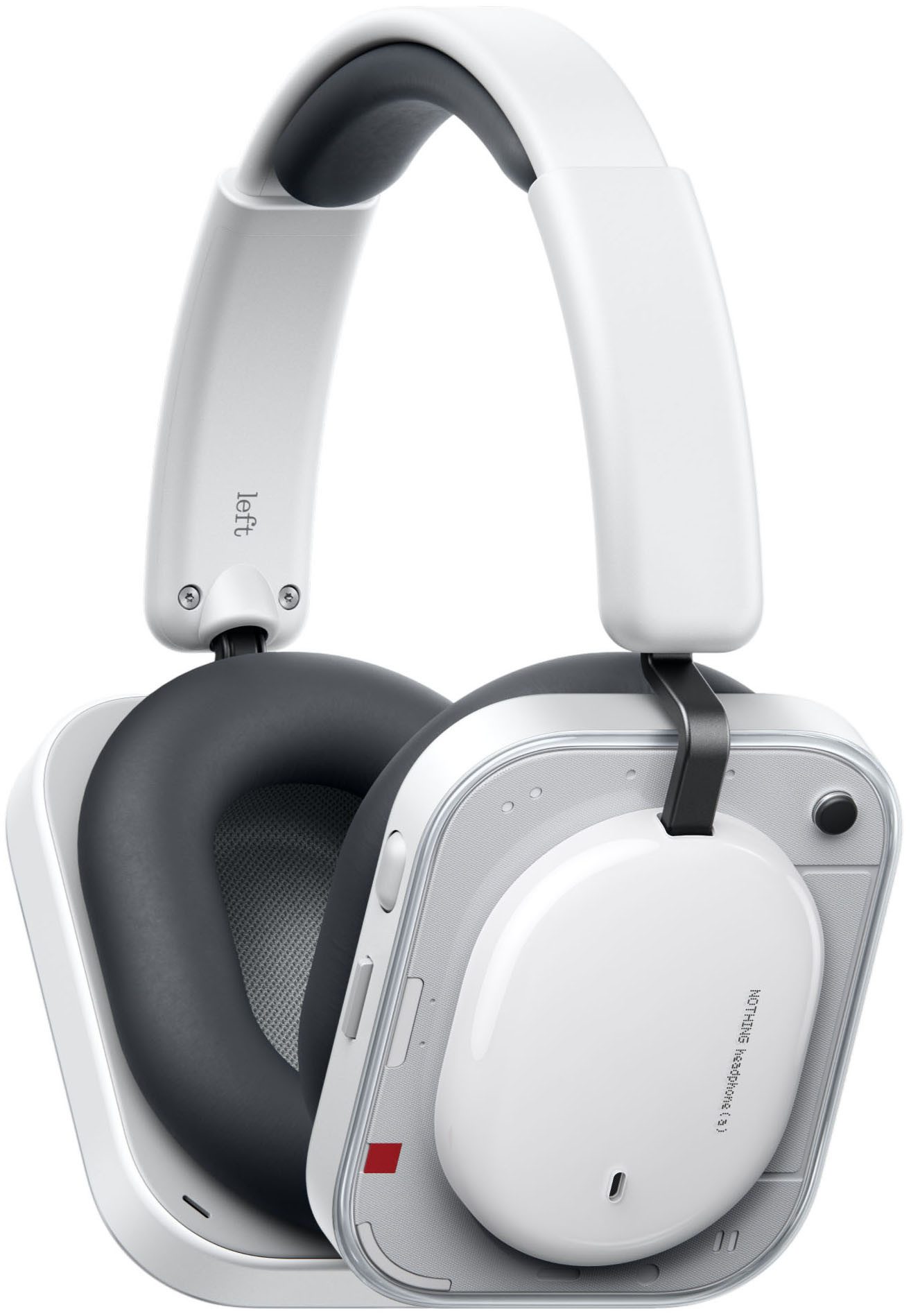 NOTHING Headphone (a) Headset (Active Noise Cancelling (ANC), Freisprechfunktion, Hi-Res, Transparenzmodus, Bluetooth)