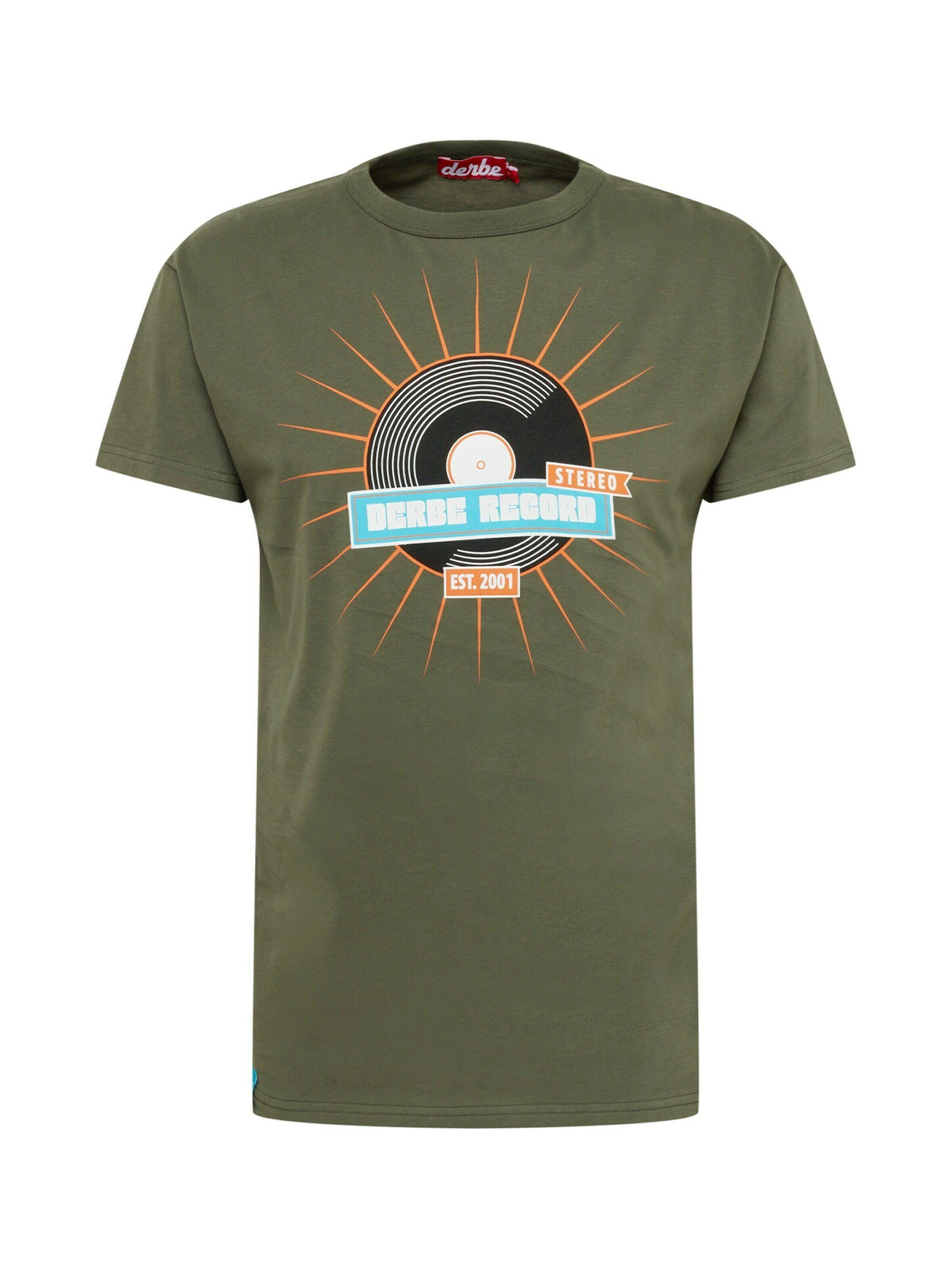 olive Derbe T-Shirt (1-tlg)