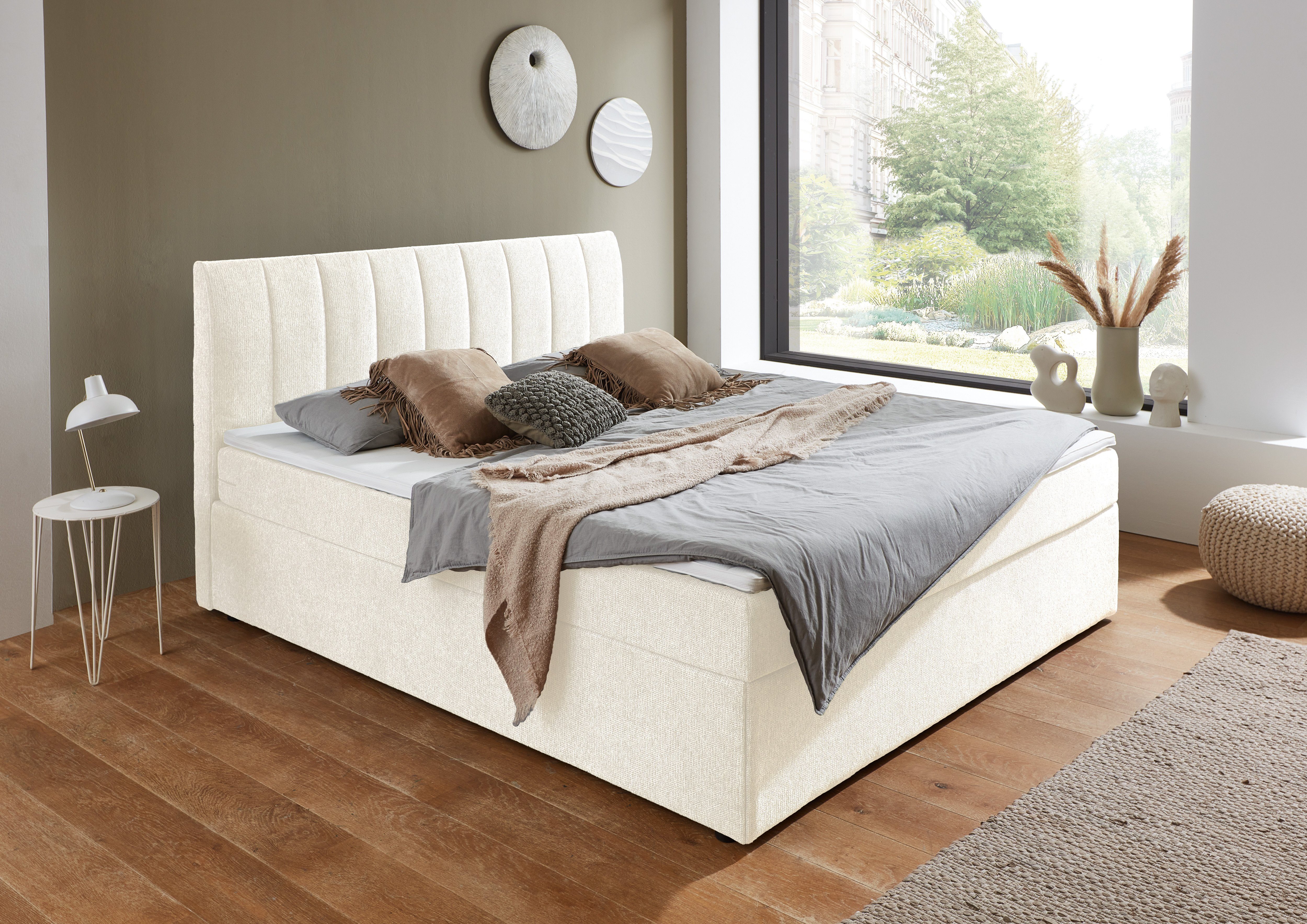 ATLANTIC home collection Boxbett Alva, wahlweise mit Matratze und Topper