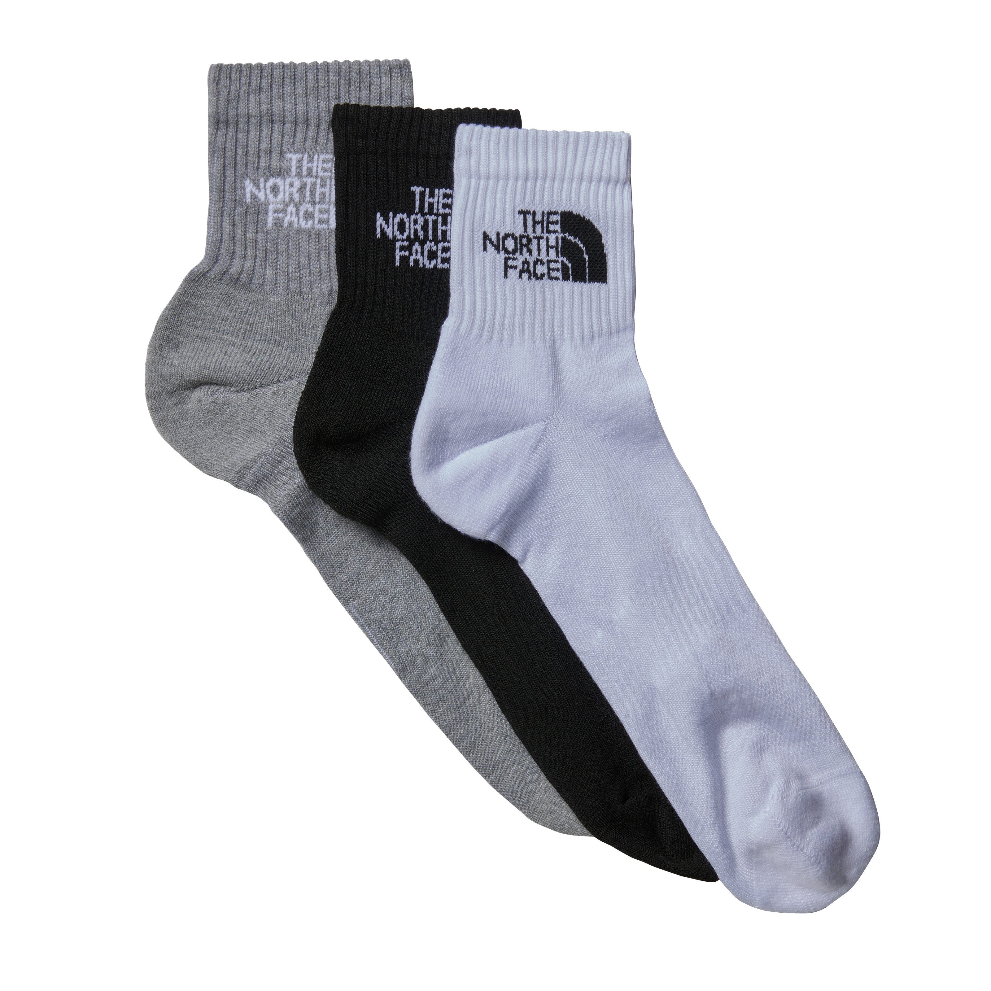 The North Face Sportsocken MULTI SPORT CUSH QUARTER SOCK 3P (Packung, 3-Paa günstig online kaufen