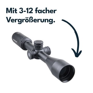 Vector Optics Vector Optics SCOM-30 Hugo 3-12x44SFP Zielfernrohr (Ideal für Jagd, Sport und Airsoft)