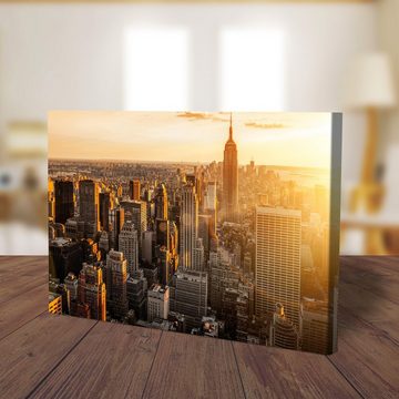 wandmotiv24 Leinwandbild New York, Städte (1 St), Wandbild, Wanddeko, Leinwandbilder in versch. Größen
