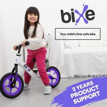 Bixe Fahrrad-Laufrad 12 Zoll Kinder Laufrad ab 2 Jahre Aluminium Fahrrad, für Kinder und Kleinkinder im Alter von 2 bis 5 Jahren - 12 Inch Rad