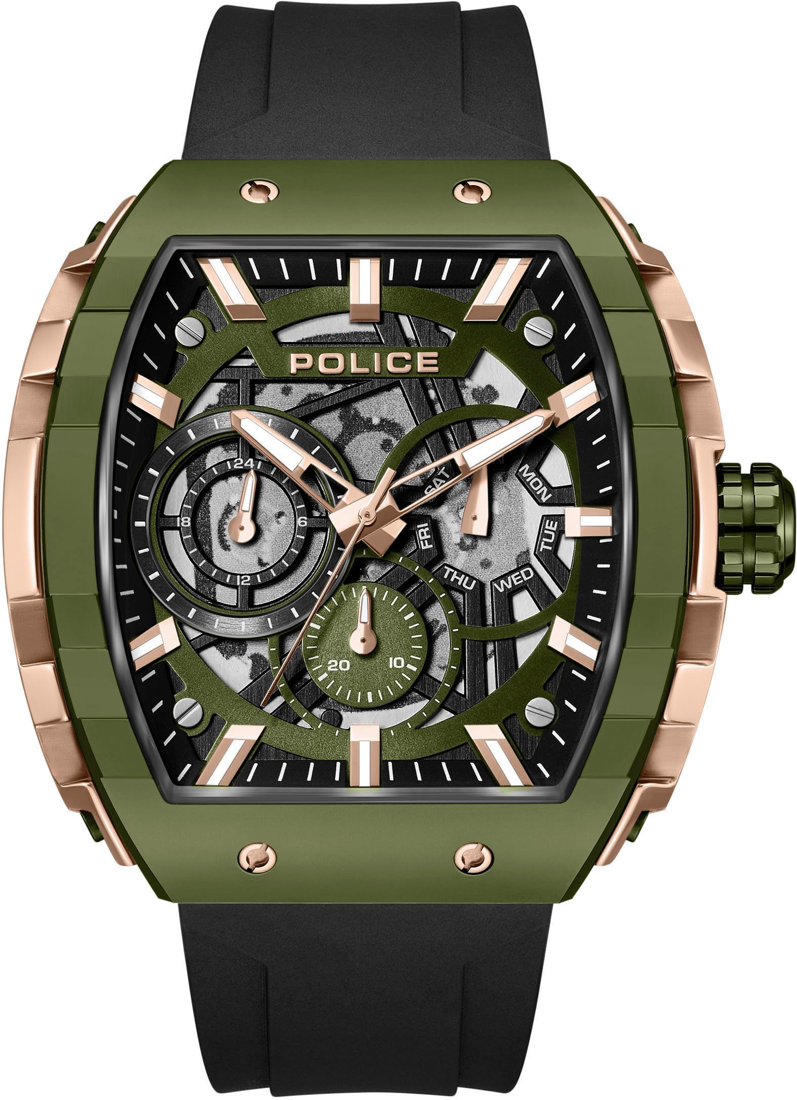 Police Multifunktionsuhr FLASH PEWGQ0063003, Quarzuhr, Armbanduhr, günstig online kaufen