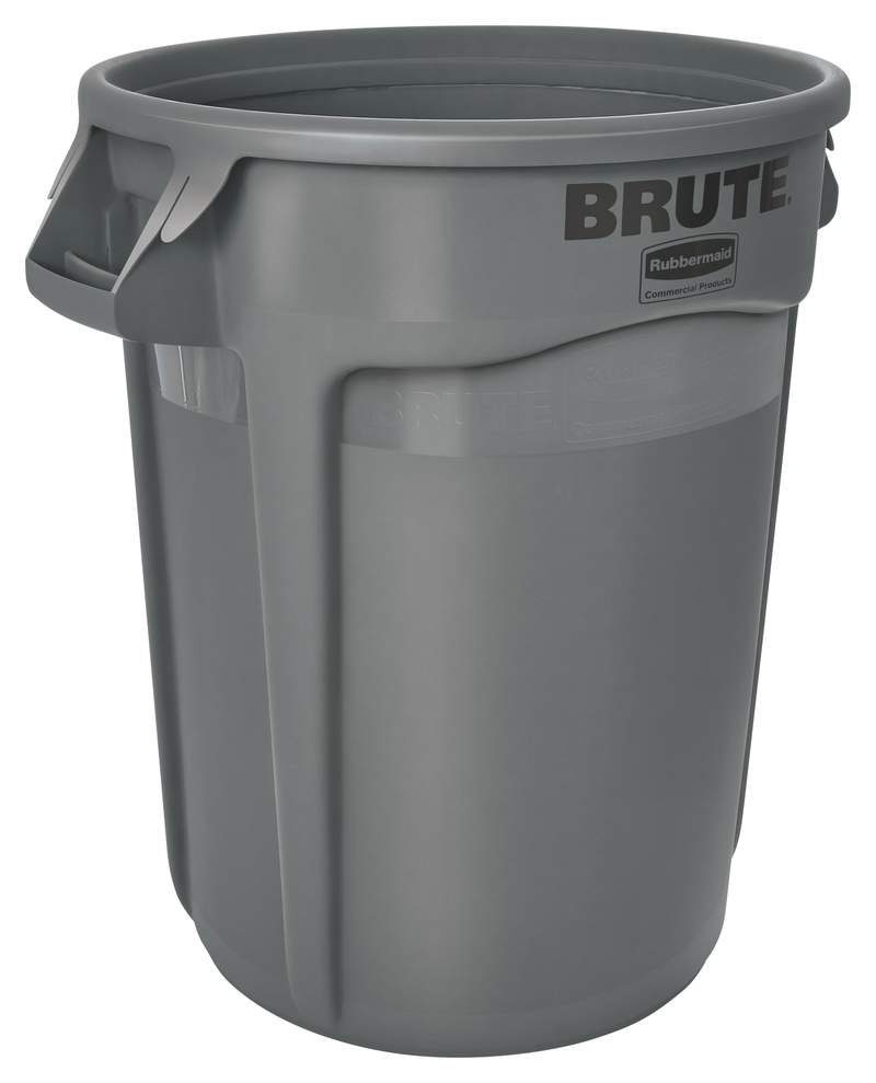 Rubbermaid Mülltrennsystem Rubbermaid BRUTE®-Behälter mit Lüftungskanälen, 121 l, grau