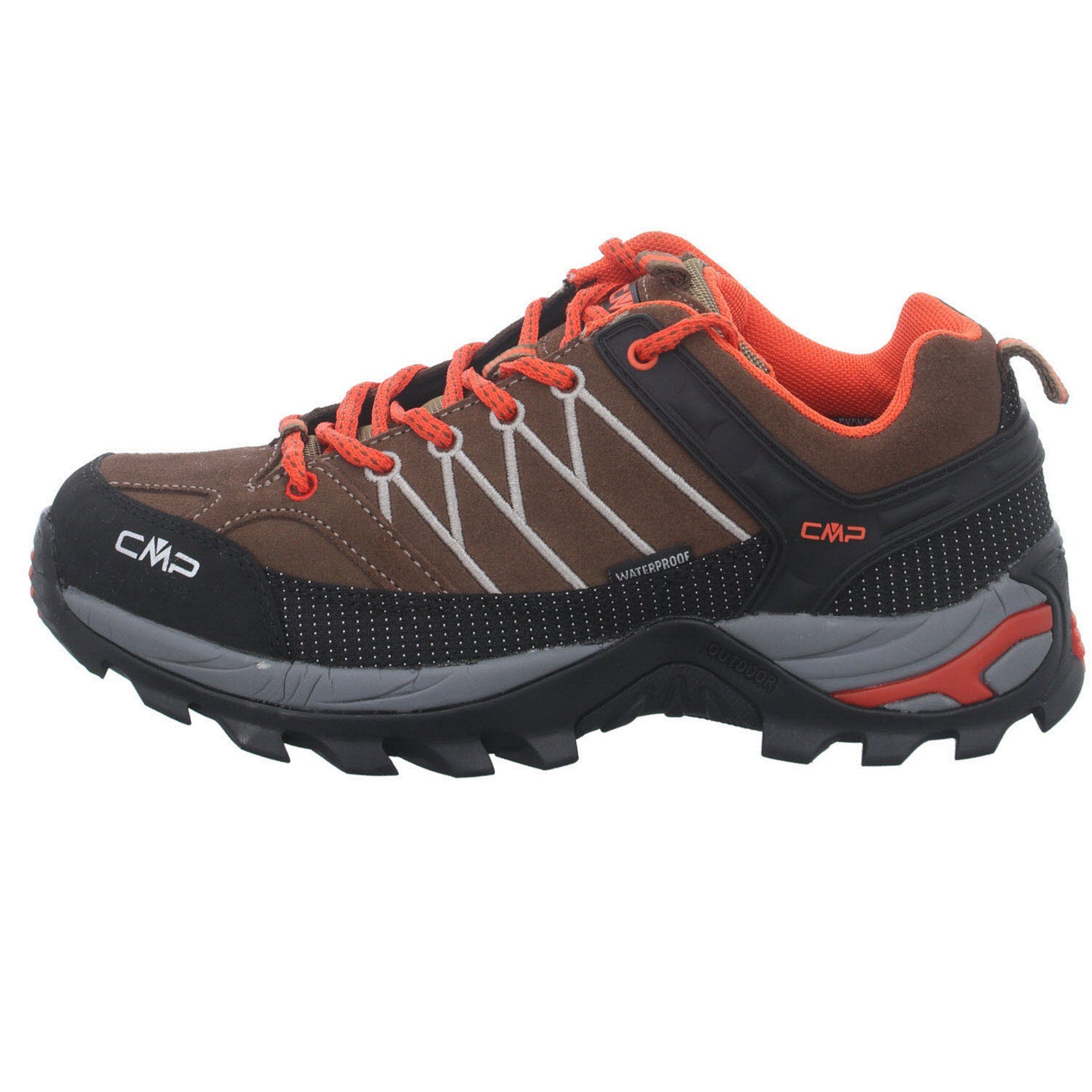 Kombi Outdoorschuh Damen sonst CMP Low Rigel Outdoor braun Synthetikkombination Schuhe Outdoorschuh