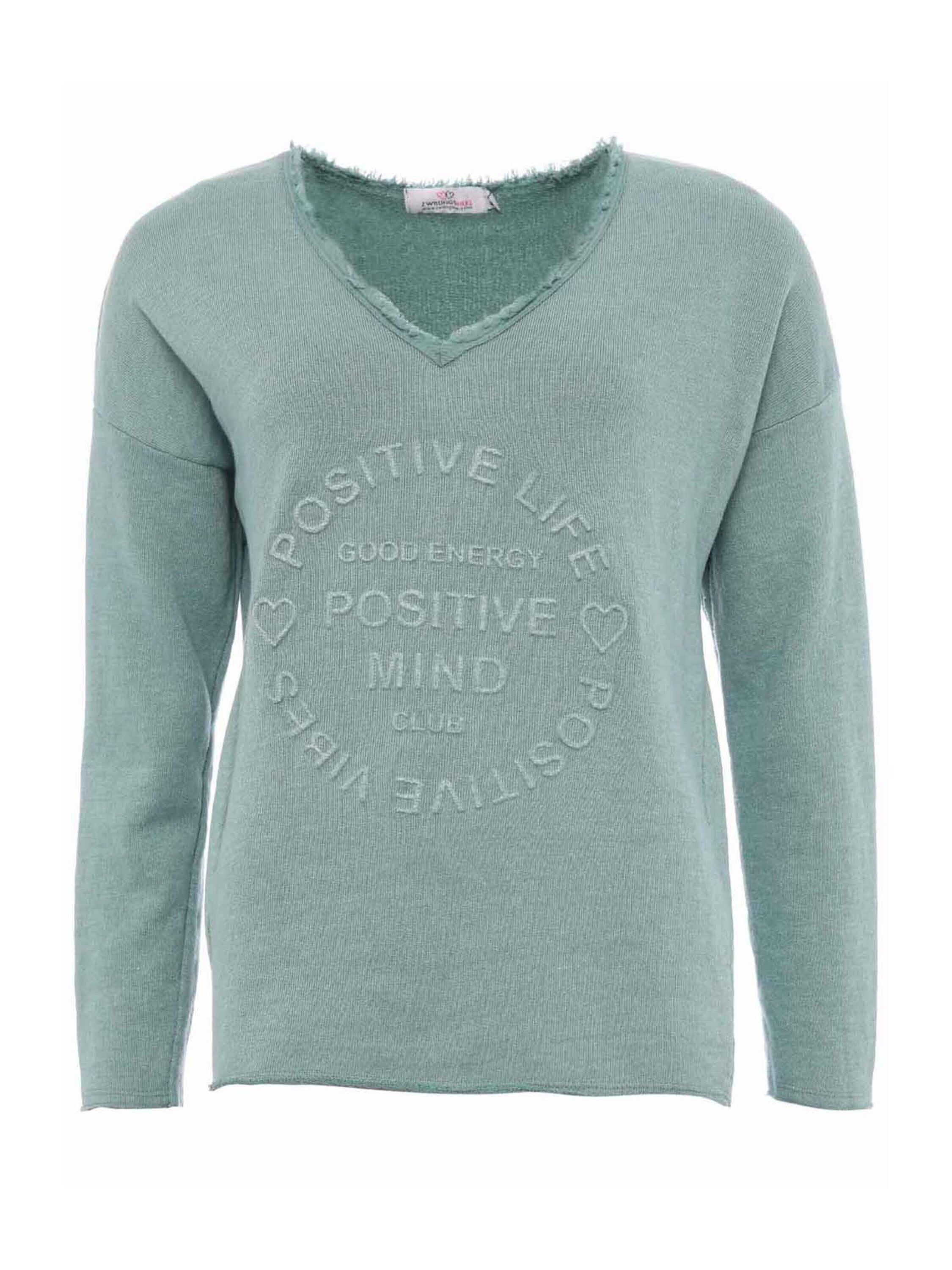 Zwillingsherz Sweatshirt Positive Mind (1-tlg) Plain/ohne günstig online kaufen