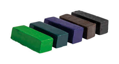 Rayher Stumpenkerze Wachsfarben-Set Earth Colour, 5 Stück