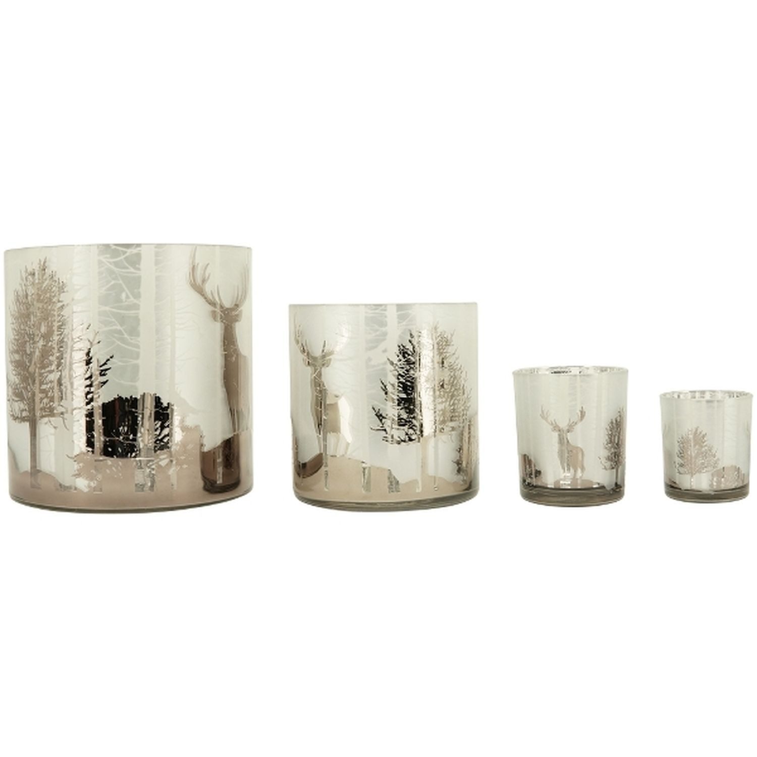 Exner GmbH Garten- & Wohnaccessoires Windlicht WindLicht Vitreous - Glas - 15x15x15 cm