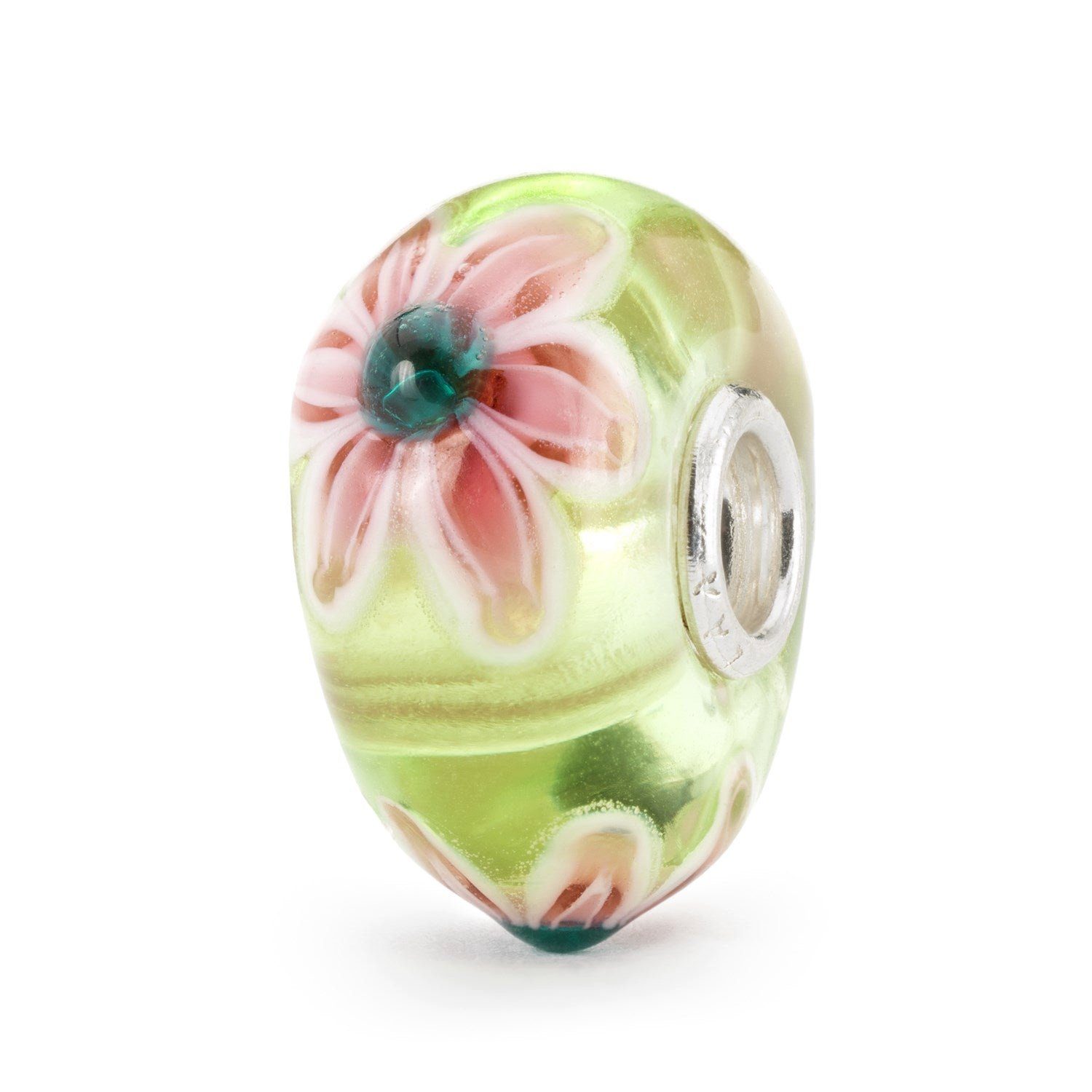 Trollbeads Bead Pinke Blumen - Limitierte Edition, TGLBE-20395