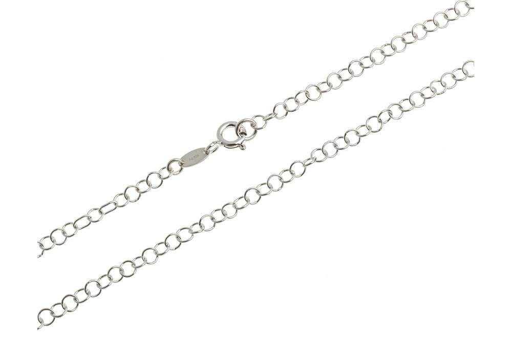 Silberkettenstore Silberkette Erbskette 3,5mm - von Silber, 38-100cm wählbar 925 Länge