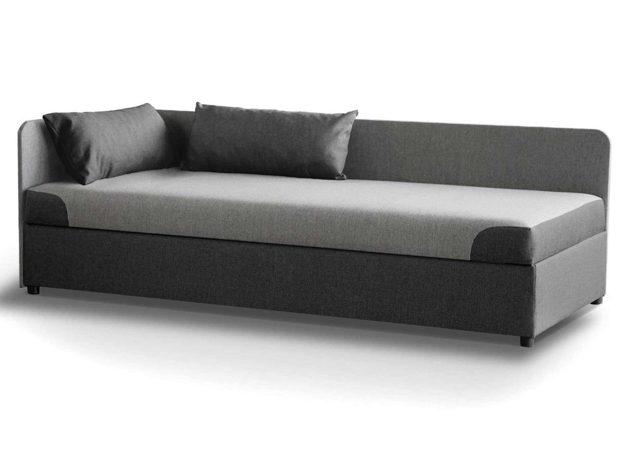Beautysofa Schlafsofa Nelson, 90 x 200 cm Einzelsofa aus Struktur-Bezug, mit Relaxfunktion