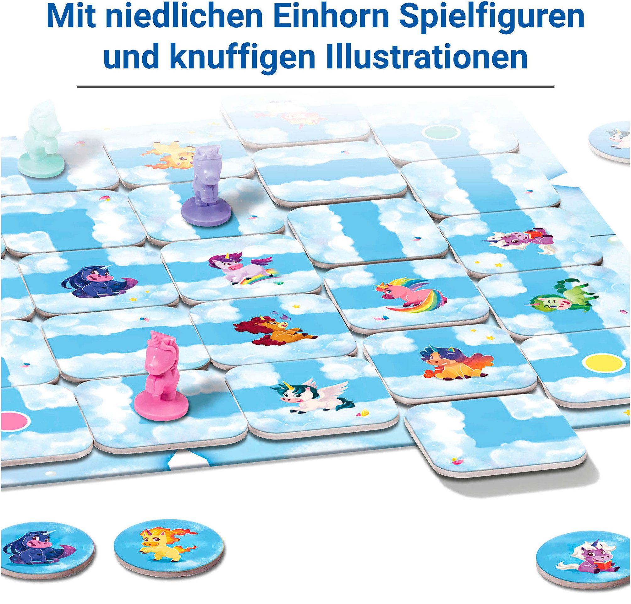 Ravensburger Spiel Einhorn Junior Labyrinth, Kinderspiel, Made in Europe