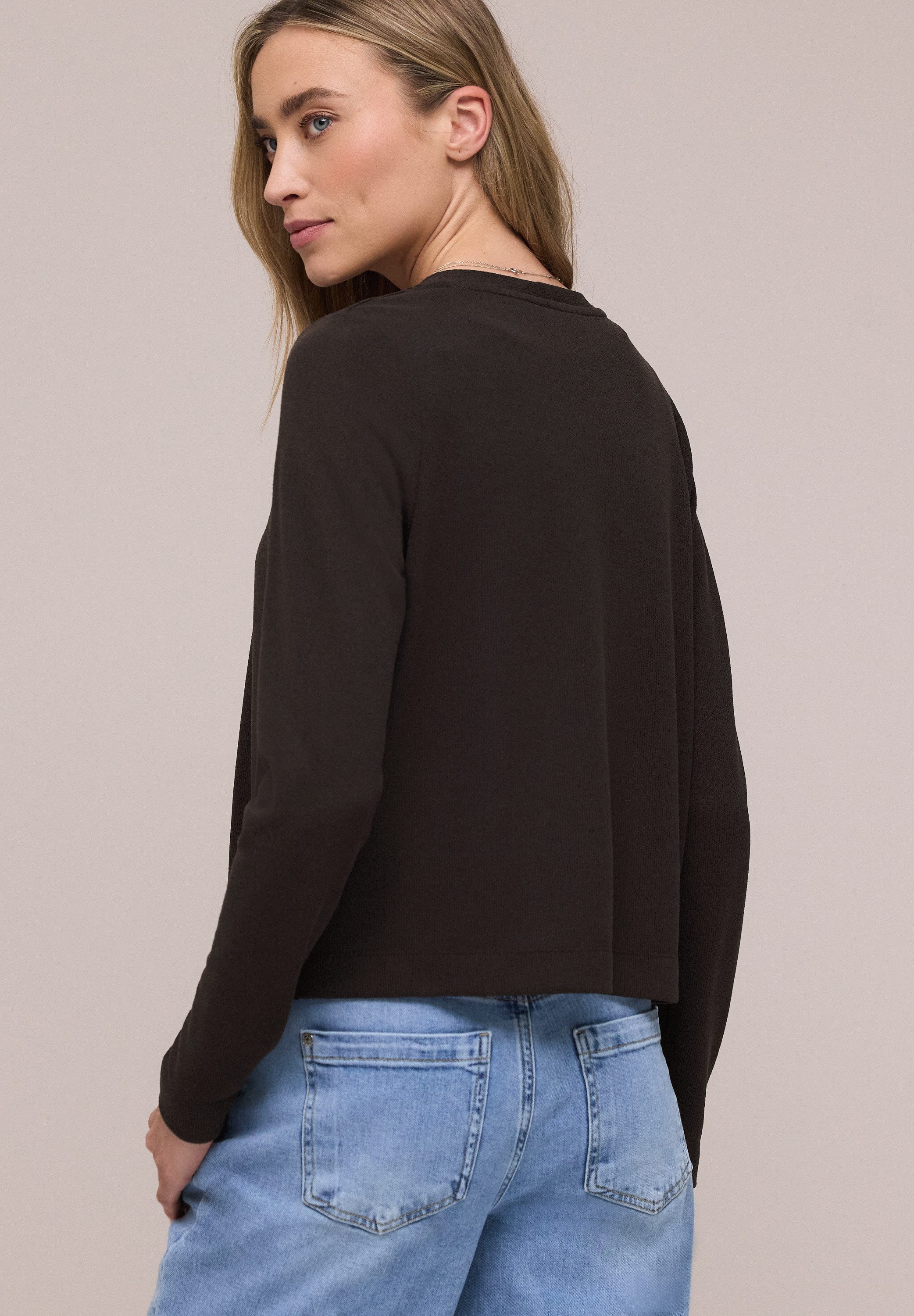 STREET ONE Strickjacke Style Nette in offener Passform