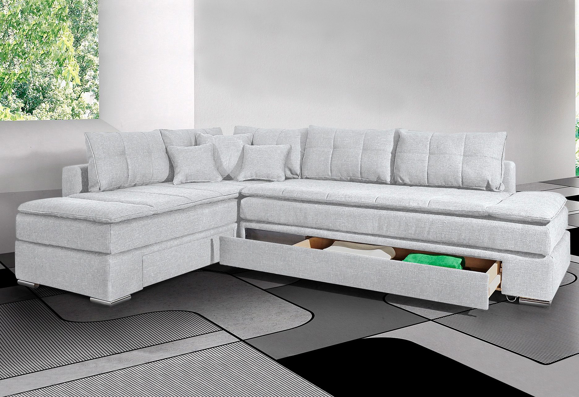 INOSIGN Ecksofa »Night & Day«, mit Dauer-Schlaffunktion online kaufen | OTTO