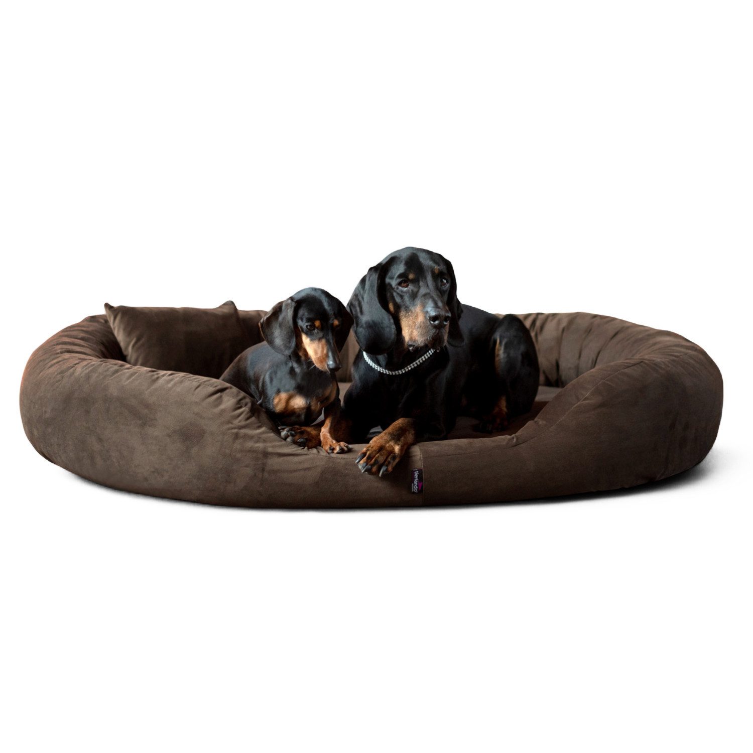 tierlando® Tierbett Orthopädisches Hundebett SAMMY SOFT, High-Tech-Velours, L - XXXXL
