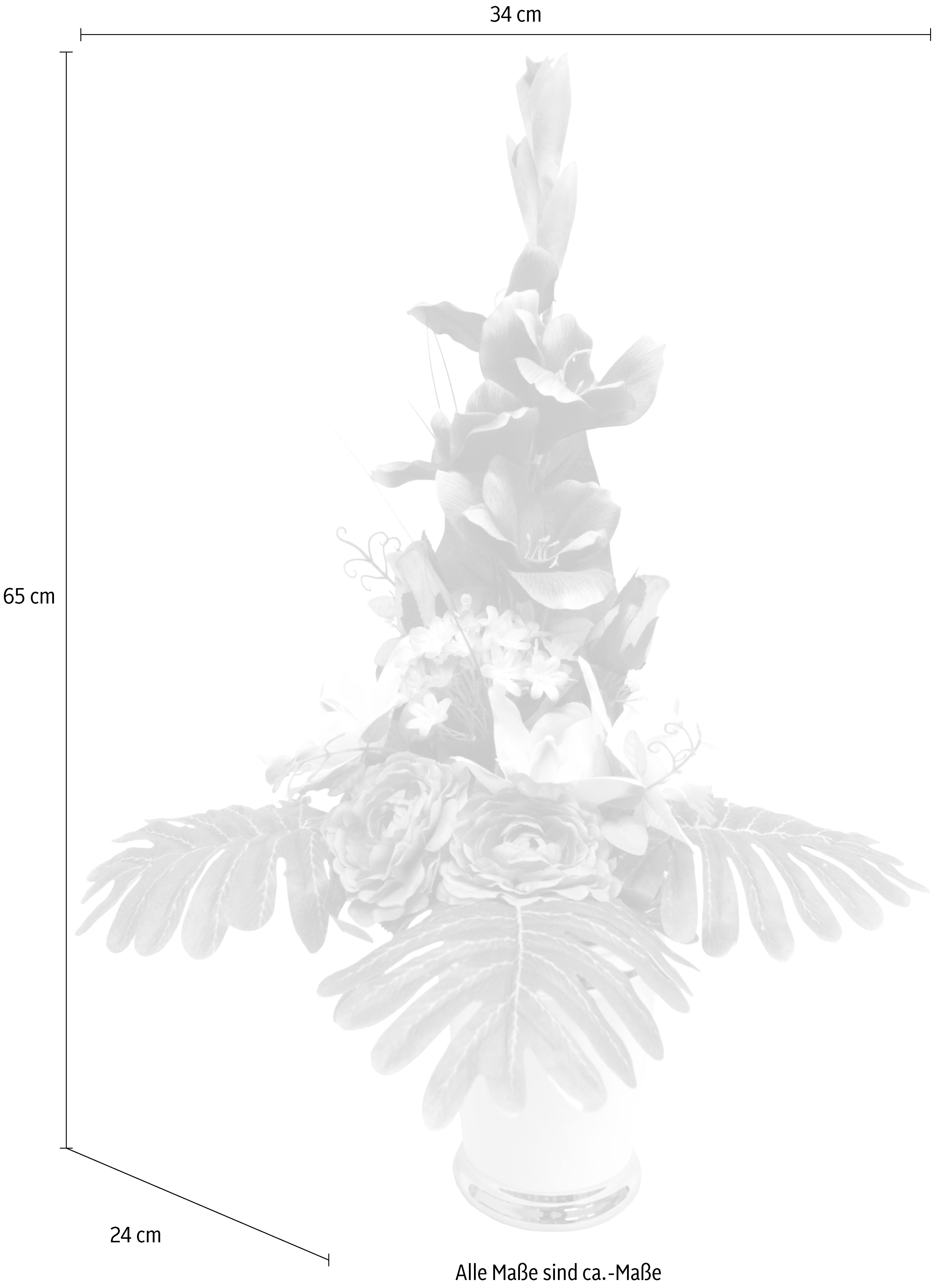 Kunstpflanze »Gladiole« Gladiole, I.GE.A., Höhe 65 cm-HomeTrends