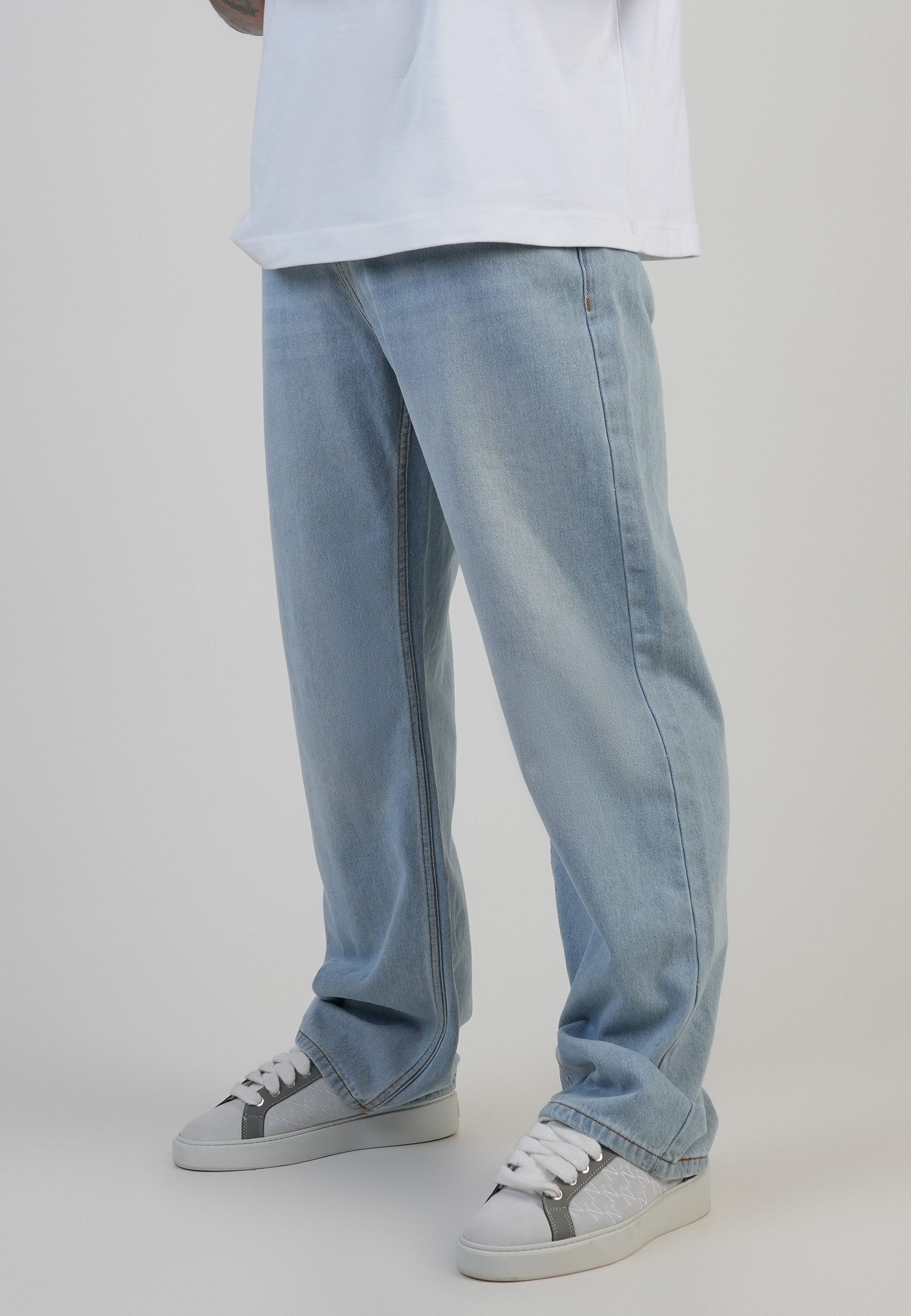 Siksilk Regular-fit-Jeans SikSilk Herren Loose Fit Jeans