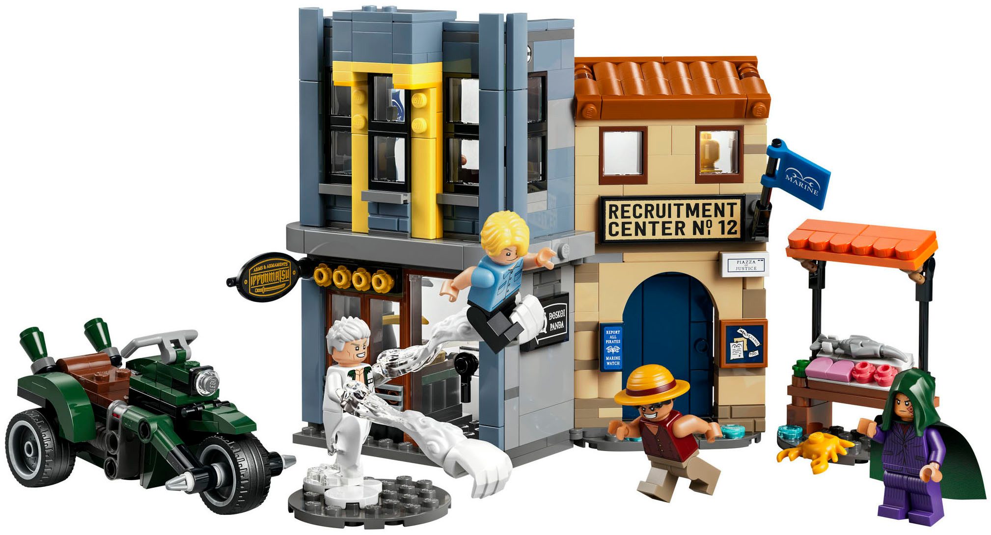 LEGO® Showdown mit Kapitän Smoker (75642), LEGO ONE PIECE Konstruktionsspielsteine, (547 St), Made in Europe