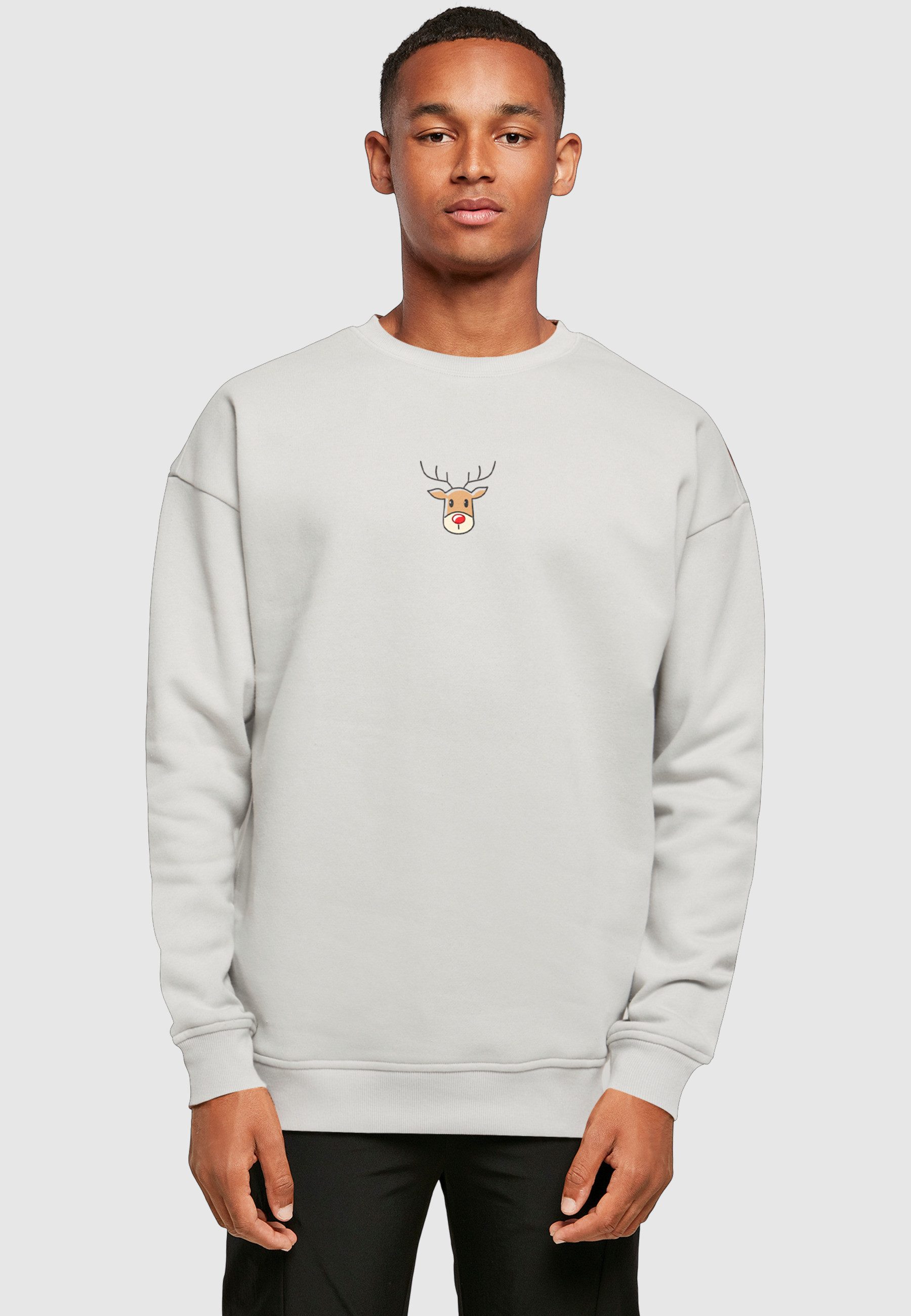 Merchcode Rundhalspullover Merchcode Christmas Cute Deer Crewneck (1-tlg)