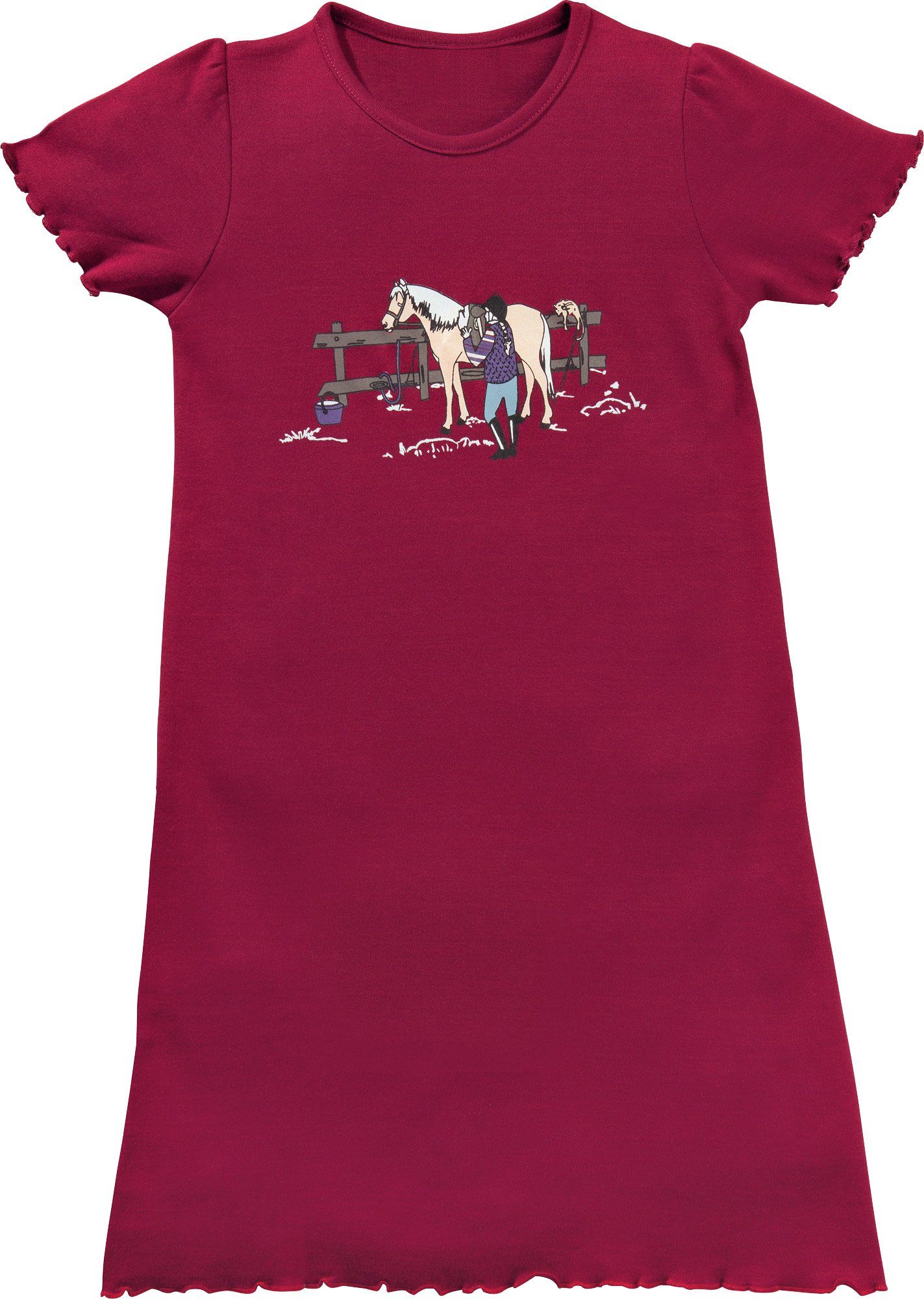 Erwin Müller Nachthemd Kinder-Nachthemd Single-Jersey Tiermotiv