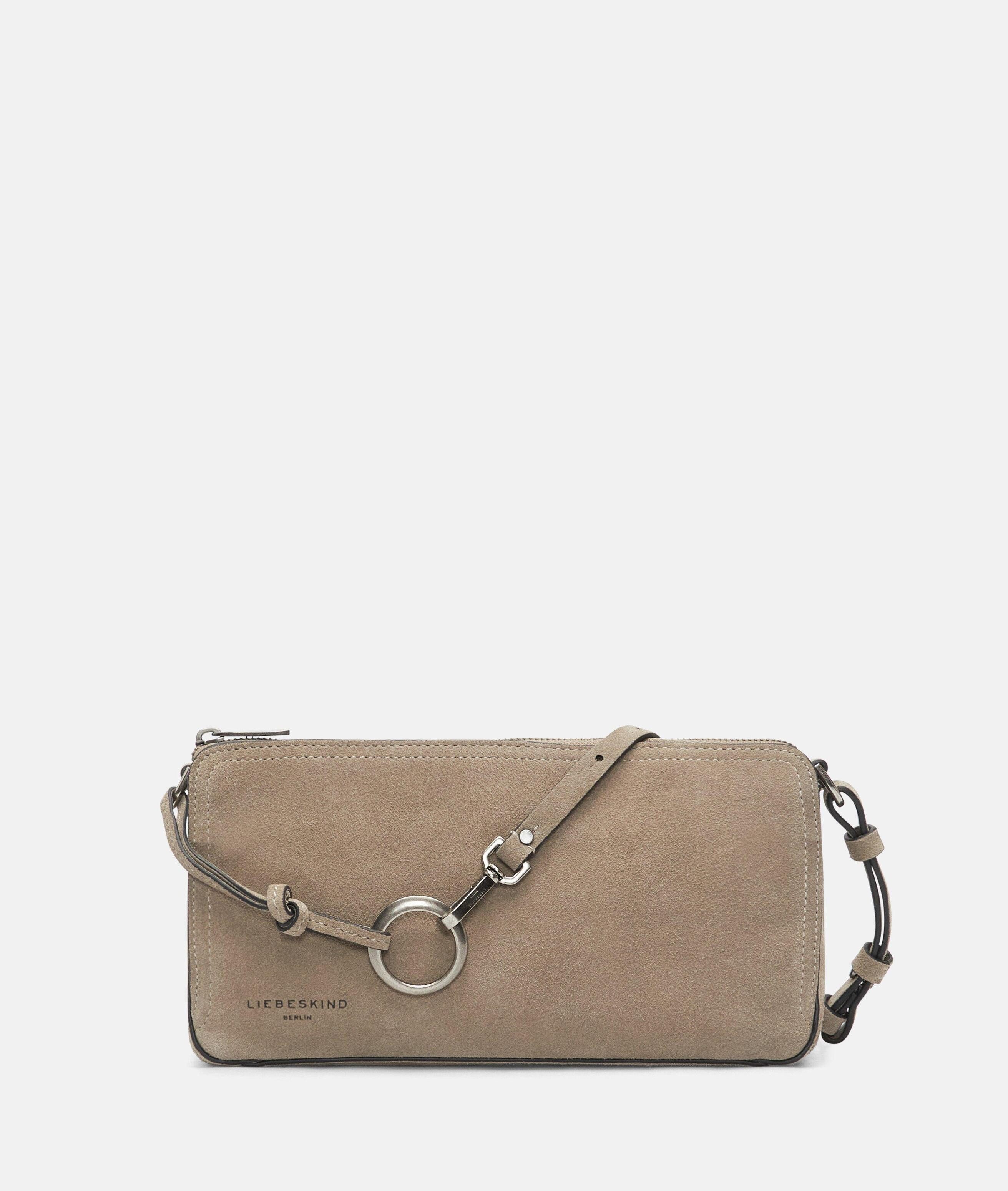 Liebeskind Berlin Umhängetasche Clarice II Crossbody M, Geräumige Umhängetasche aus Veloursleder