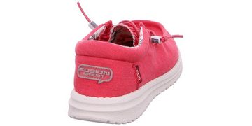 Fusion Fusion Emma Washed Canvas Red Slipper