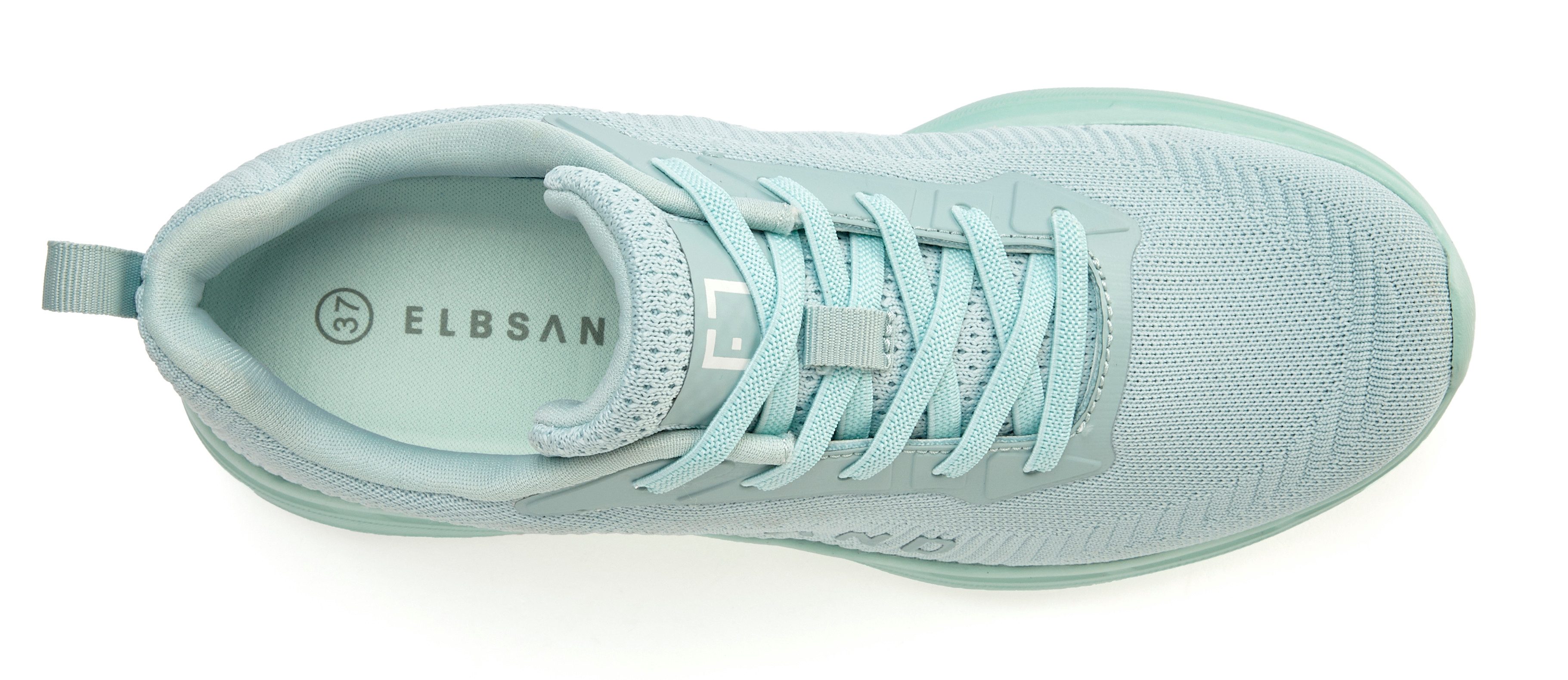 Elbsand Freizeitschuh, Halbschuh, Turnschuh Sneaker mit elastischen Bändern für schnelles Reinschlüpfen, Unisex VEGAN