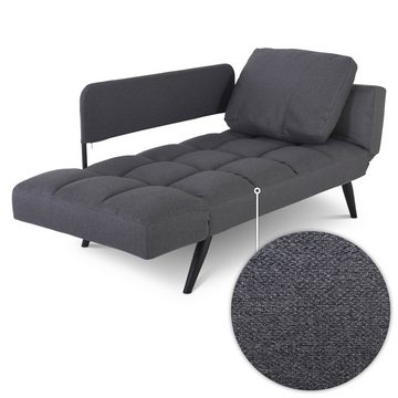 Raburg Schlafsofa 2-Sitzer, klappbare Gästebett-Funktion, Armlehnen, Stoff, Ayla, bequeme Liegefläche: 190 cm breit x 76 cm tief