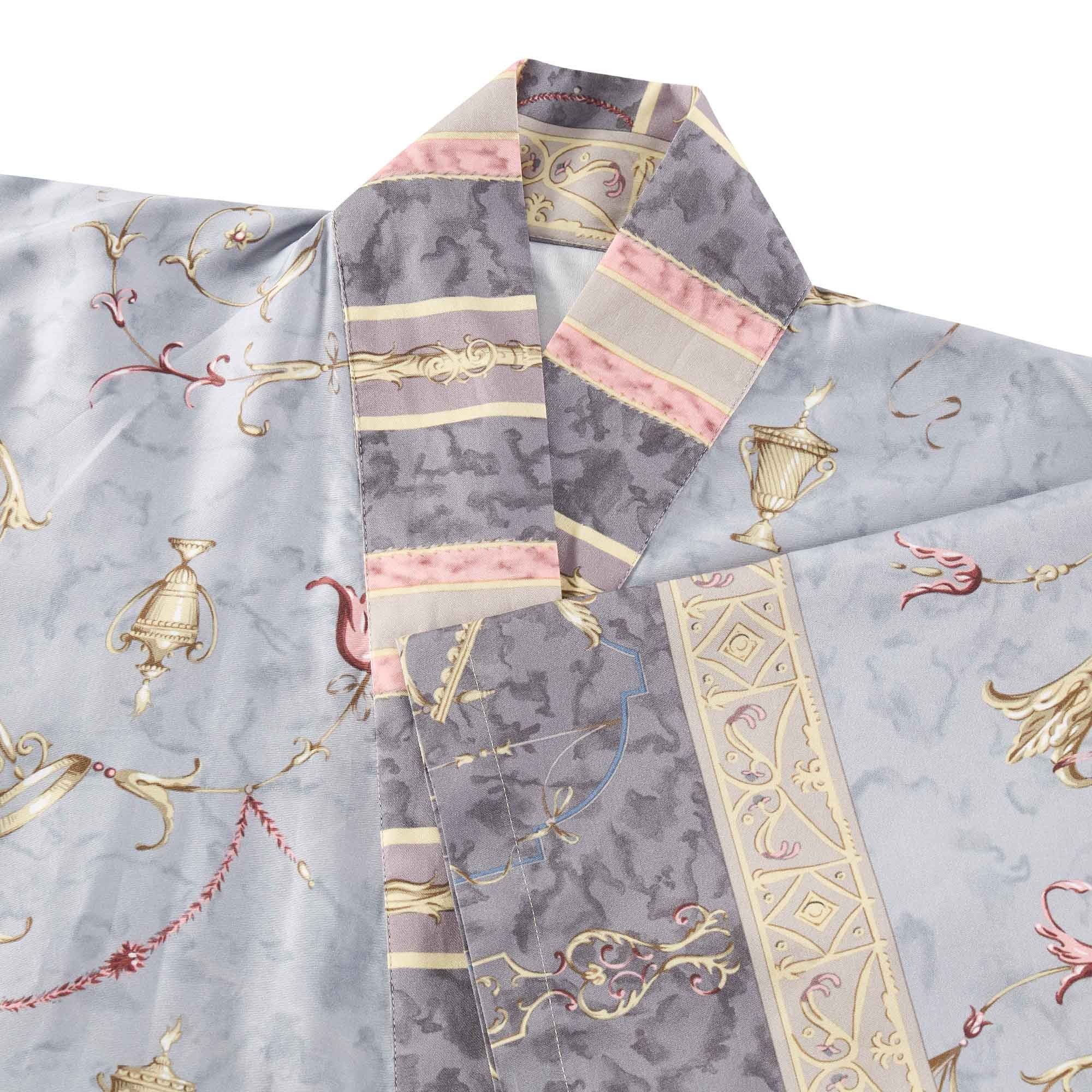 Bassetti Kimono Kimono Oplontis G1 Limited Edition in S/M, 100% Baumwolle, im Geschenkkarton, Gürtel