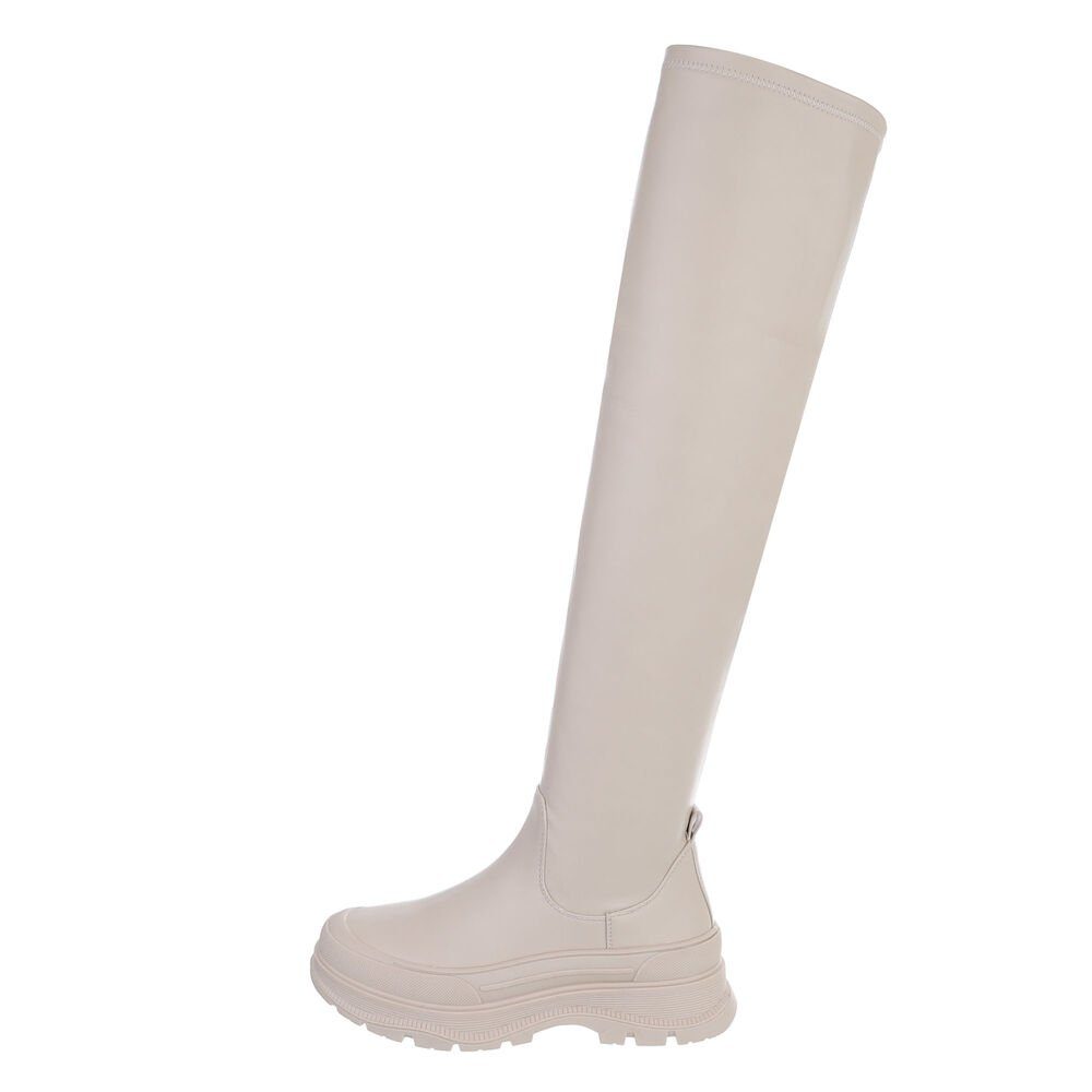 Ital-Design Damen Party & Clubwear Plateaustiefel günstig online kaufen