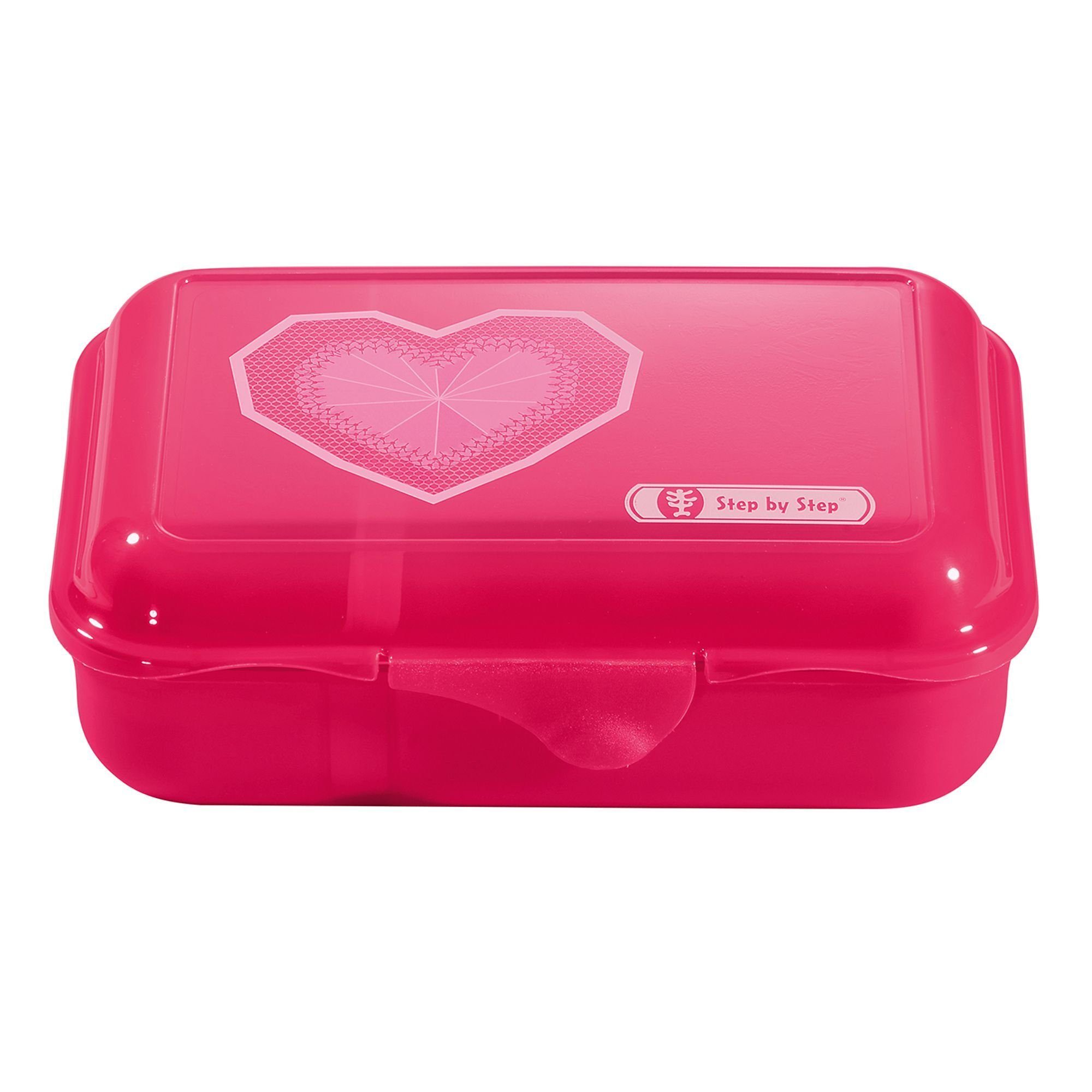 Step by Step Lunchbox, Polypropylen, Polypropylen glitter heart