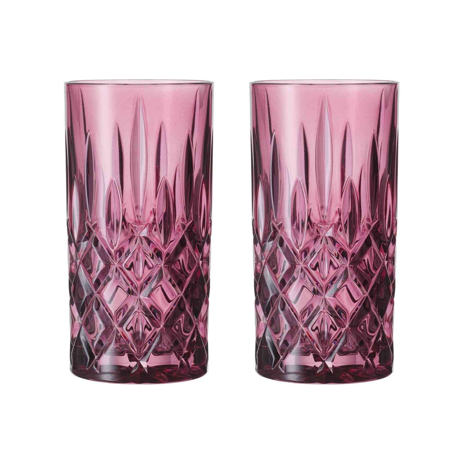 Nachtmann Longdrinkglas Noblesse Longdrinkgläser 395 ml 2er Set, 2-tlg., Glas