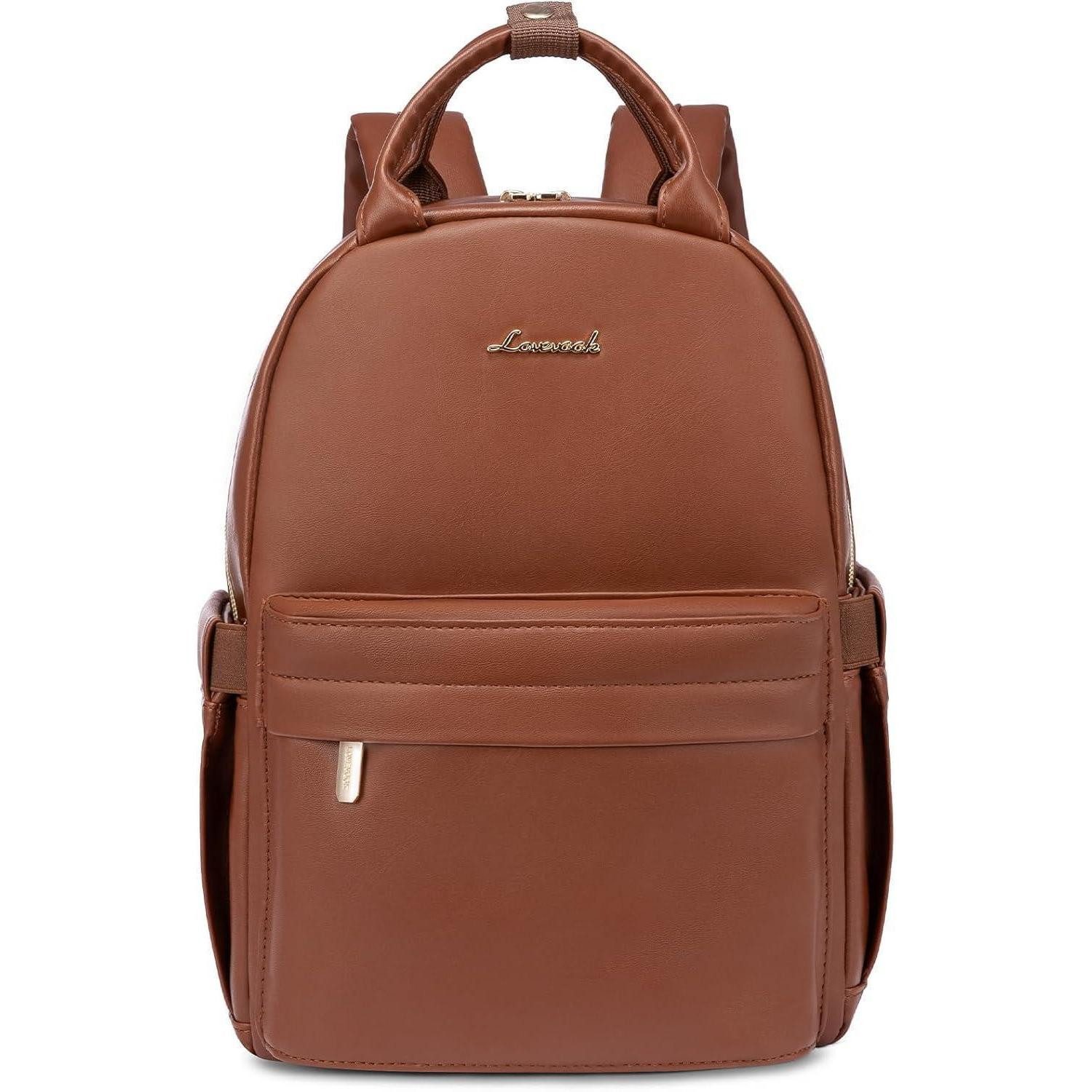 LuxusKollektion Cityrucksack Kleiner Kunstleder Damen Rucksack Wasserdicht Mini Cityrucksack 2in1