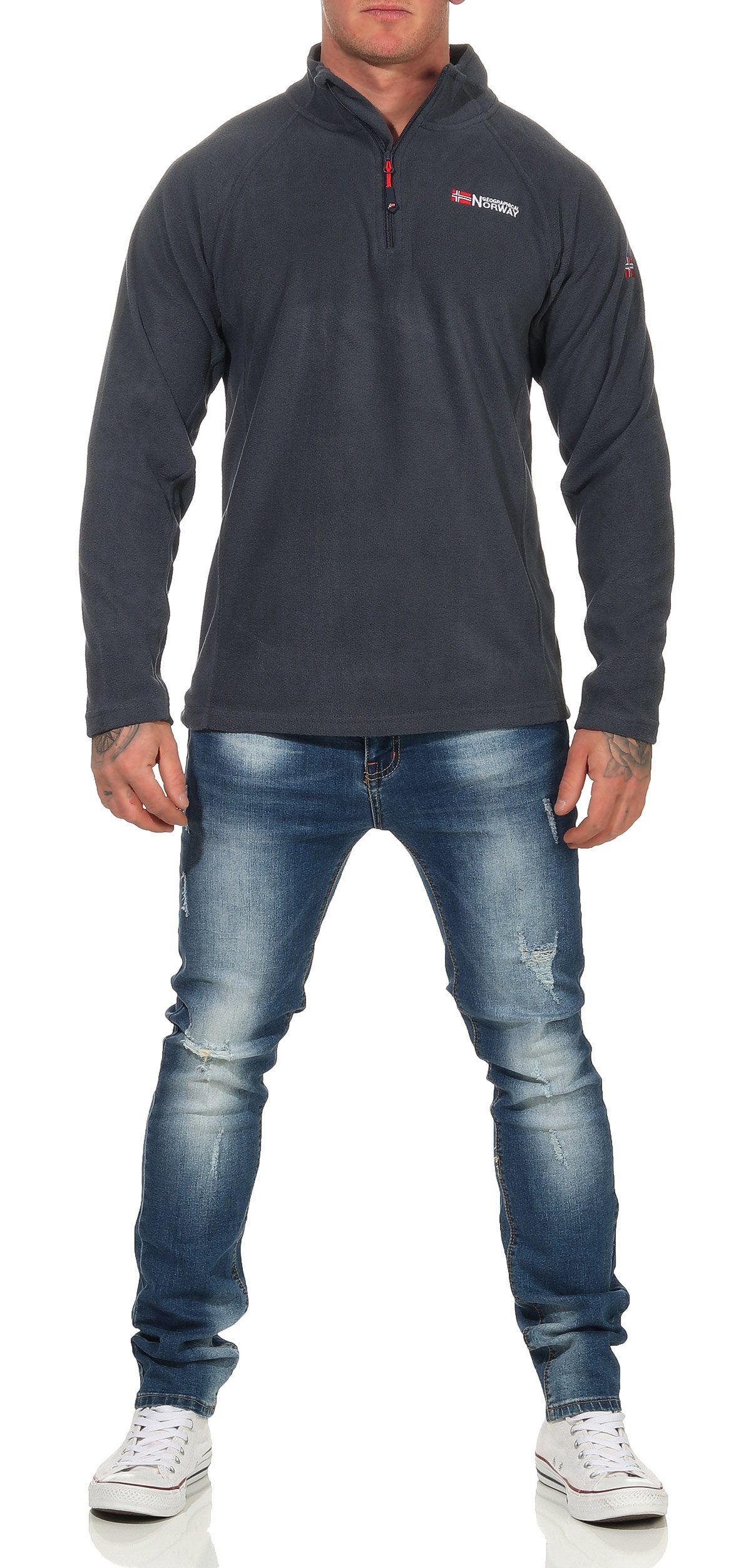 Geographical Norway Fleecepullover Herren leichte Micro günstig online kaufen