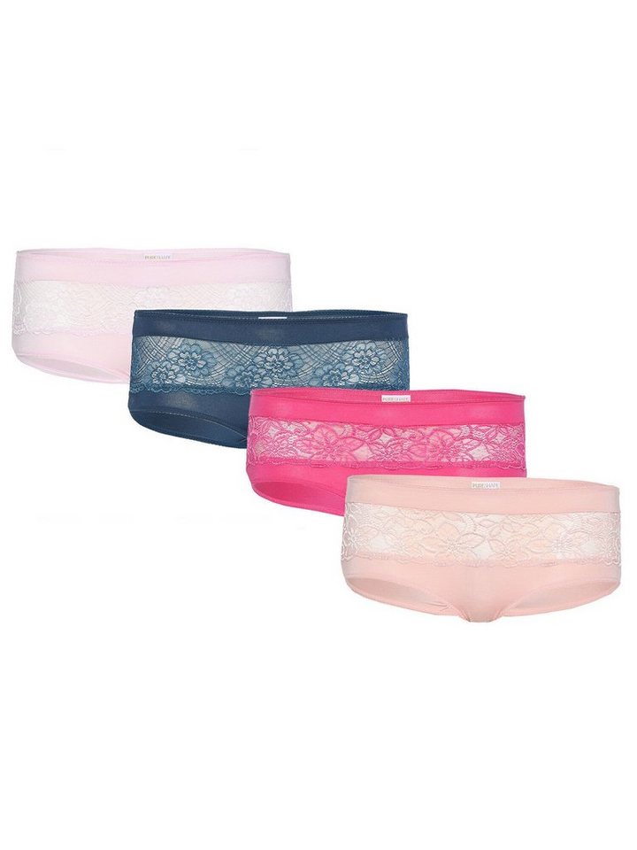 Pure Shape Panty Slip (Packung, 2-teilig) mit hochwertiger Spitze