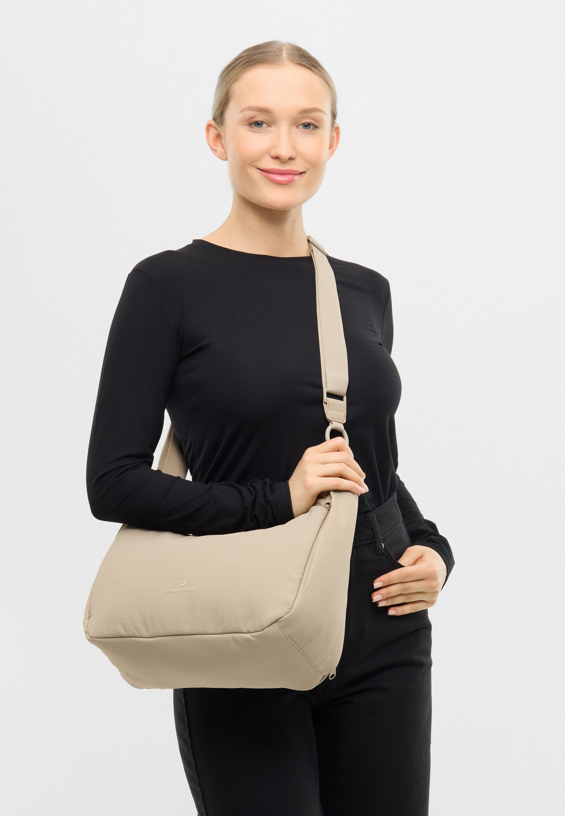 Johnny Urban Handtasche Mary Schultertasche aus Nylon (2-tlg), Crossbody Bag mit praktischen Features