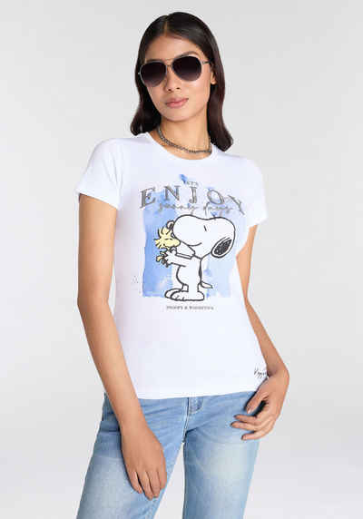 KangaROOS Kurzarmshirt mit lizensiertem Snoopy Print Originaldesign NEUE-KOLLEKTION