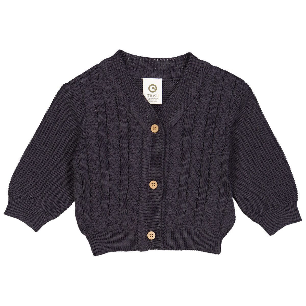 Müsli by GREEN COTTON Strickjacke 1546007200 Jungen Strick-Cardigan, Strickjäckchen, Grobstrickjacke, Feinstrickjacke