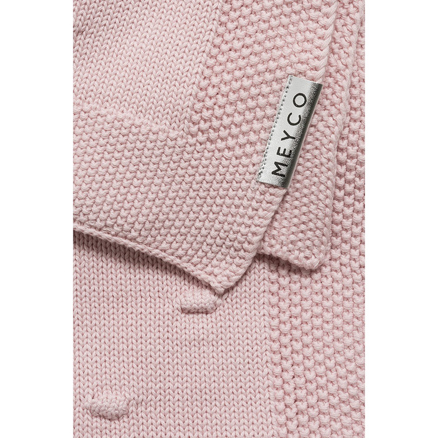 Babydecke Knots Pink, Meyco Baby, 75x100cm