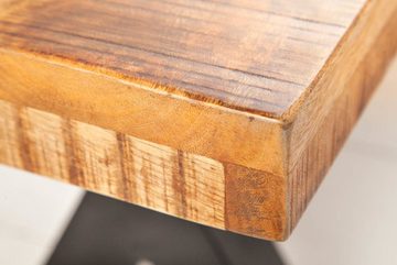 riess-ambiente Sitzbank IRON CRAFT 200cm braun / schwarz (Einzelartikel, 1-St), Esszimmer · Massivholz · Metall · Industrial