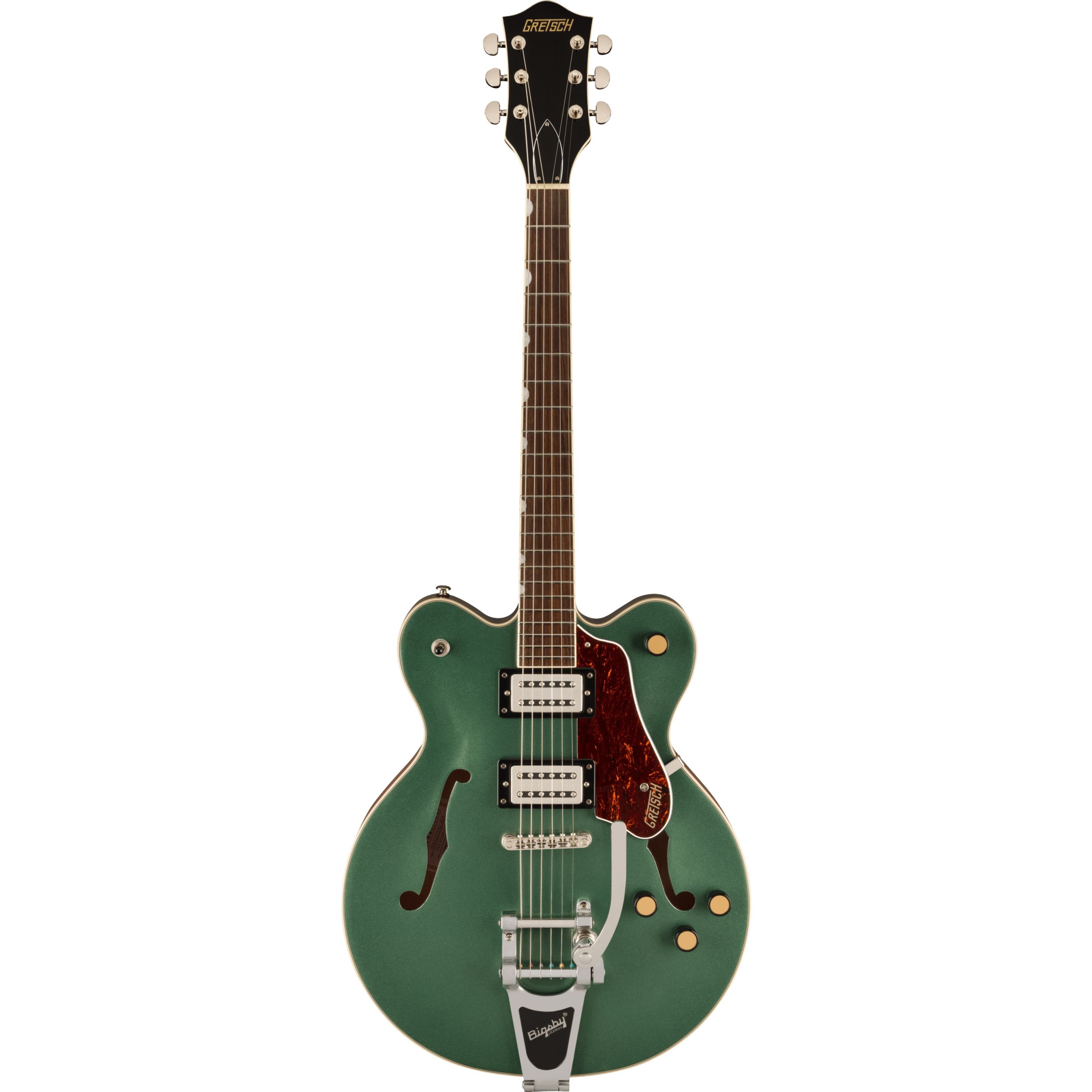 Gretsch Halbakustik-Gitarre, G2622T Streamliner Center Block Double-Cut with Bigsby Steel Olive -