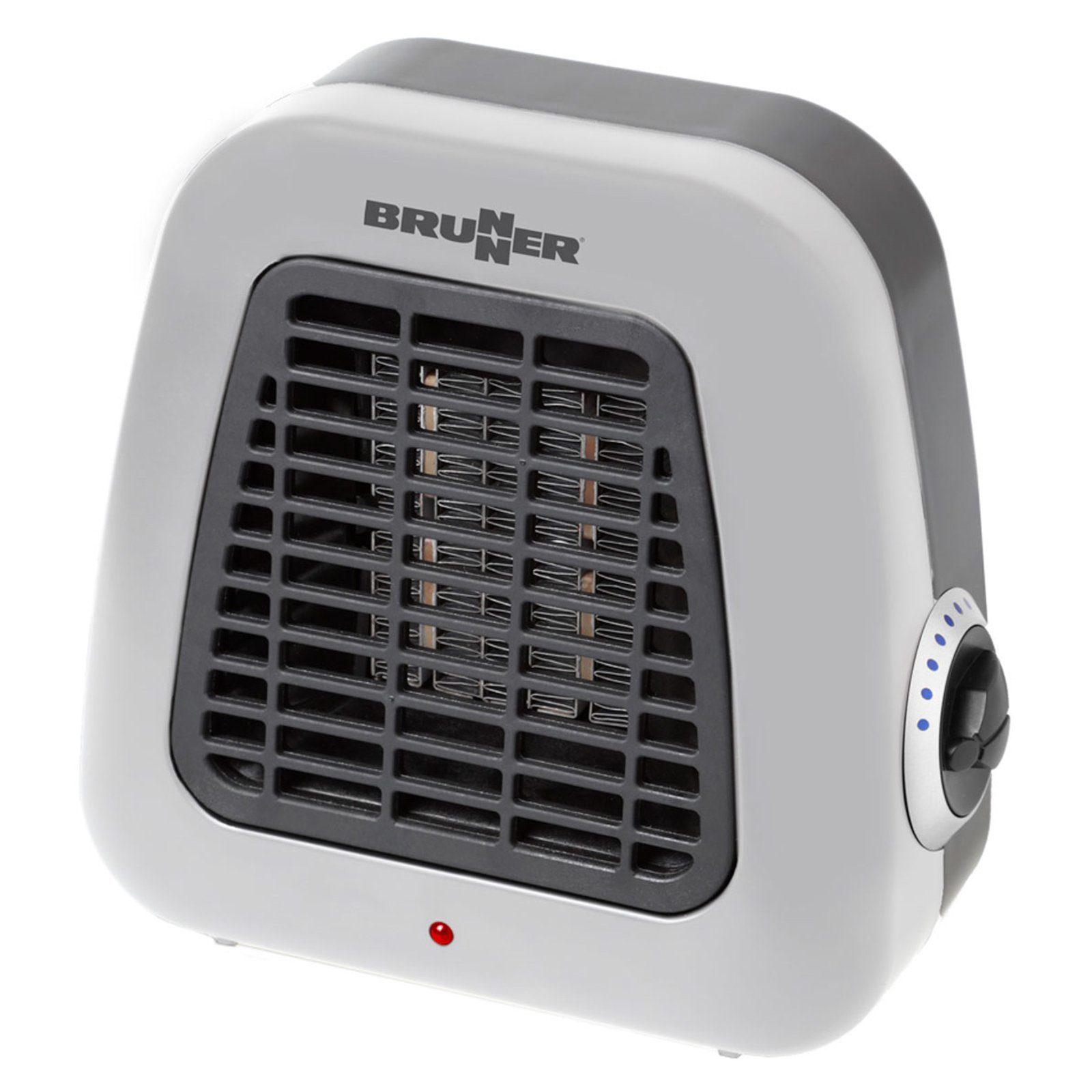 BRUNNER Heizlüfter Brunner Heizlüfter Keramik Kero Thermostat, Camping Energiesparend Leise 500 W