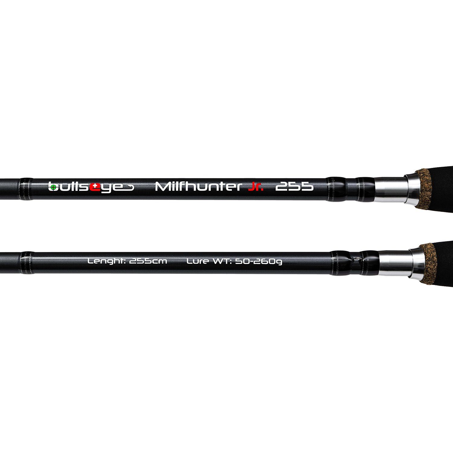 Bullseye Fishing Spinnrute Bullseye Milfhunter Angelrute, (2-tlg)