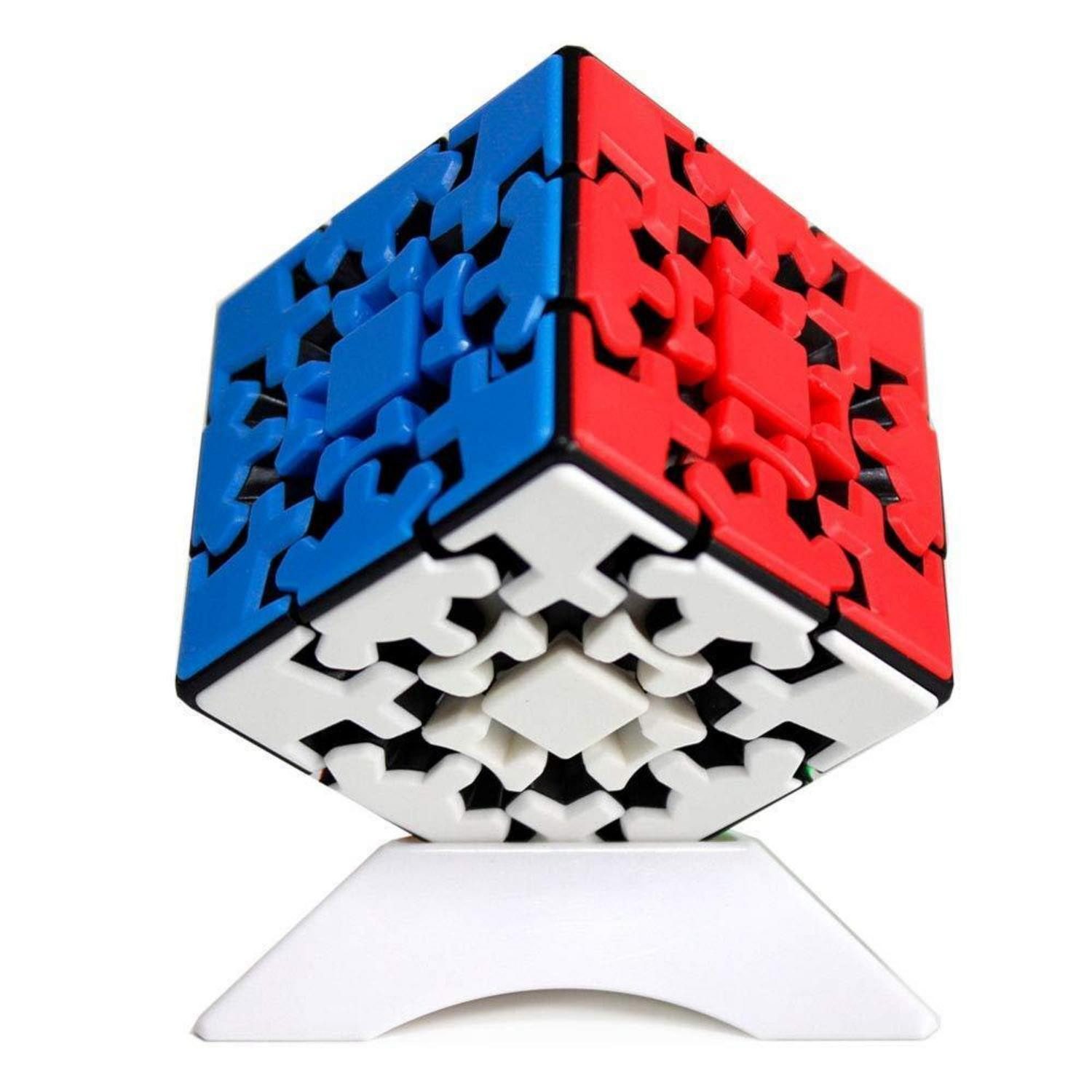 LuxusKollektion Würfelpuzzle Zahnradwürfel 3x3 Puzzle Multicolor, Puzzleteile