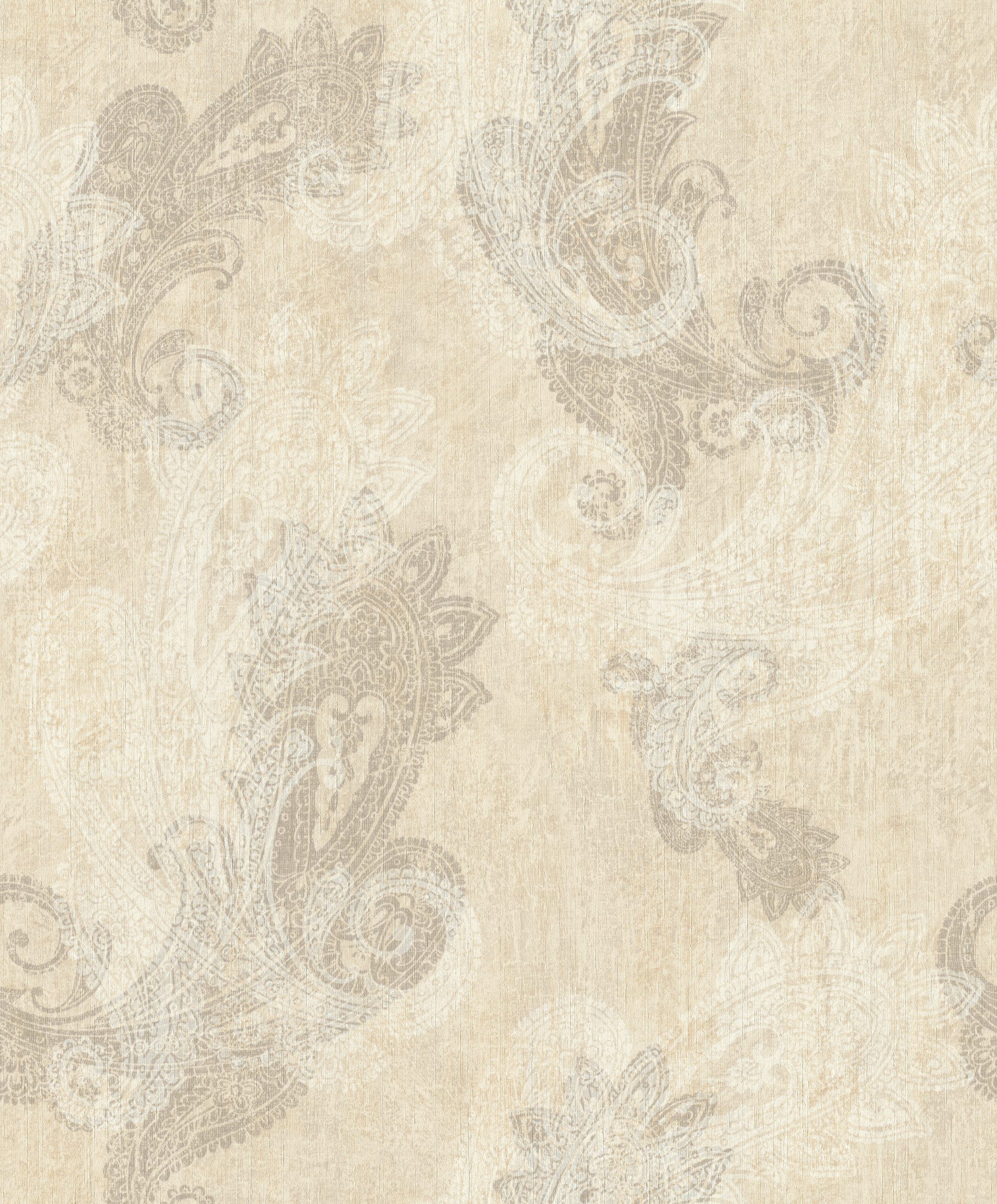 Rasch Vliestapete Vliestapete 746433 Beige-Taupe Muster & Motive 10,05